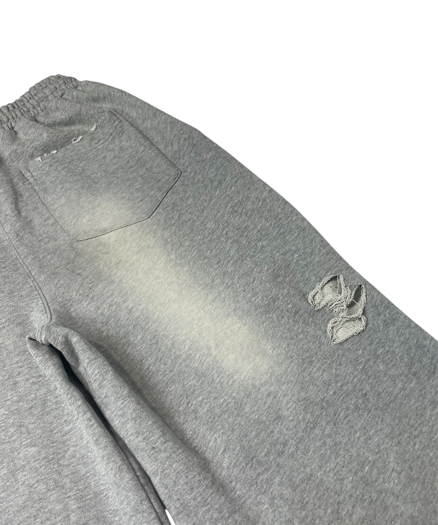 J/Wダメージスウェットワイドパンツ