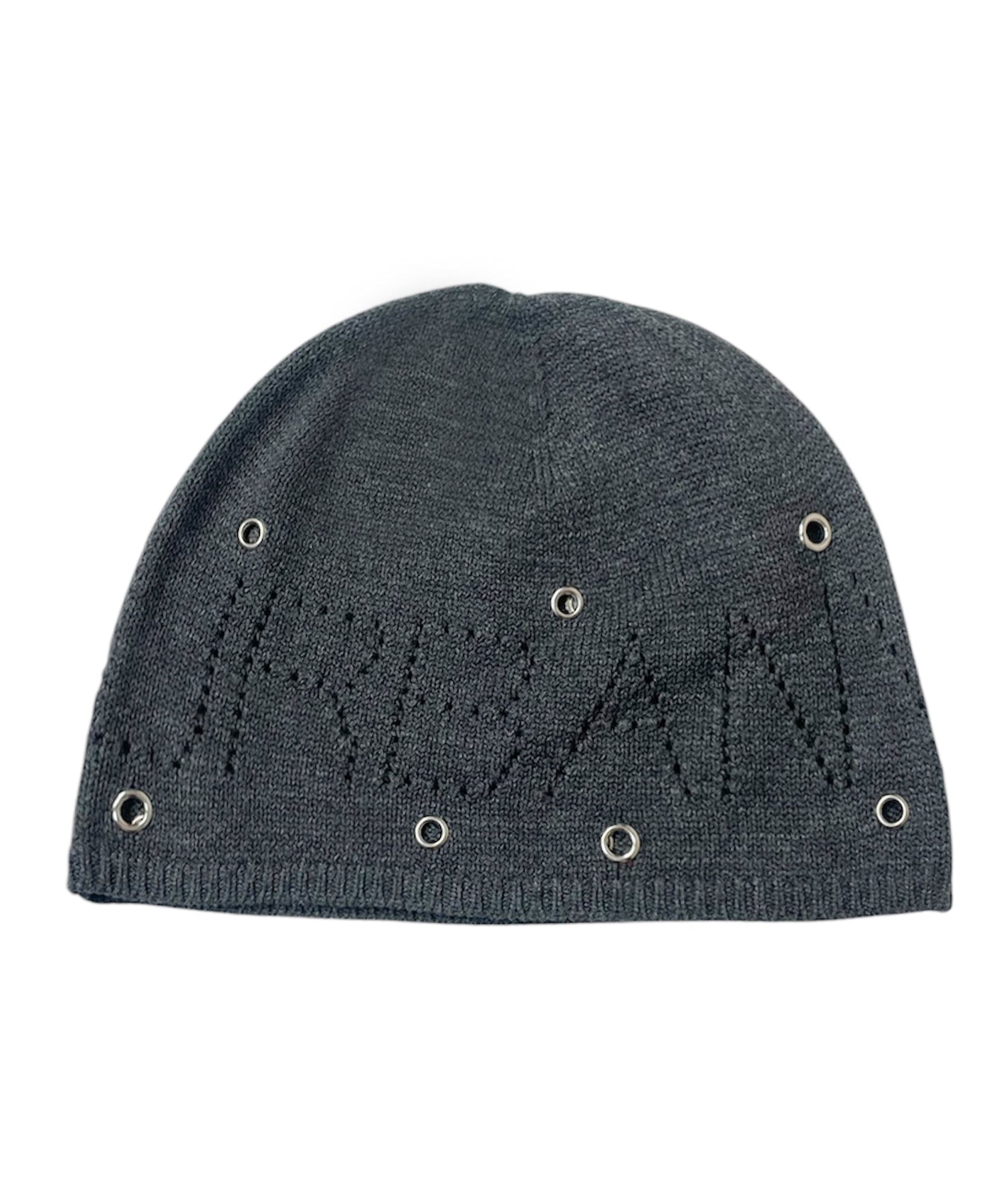 パンチングサマーニットビーニー