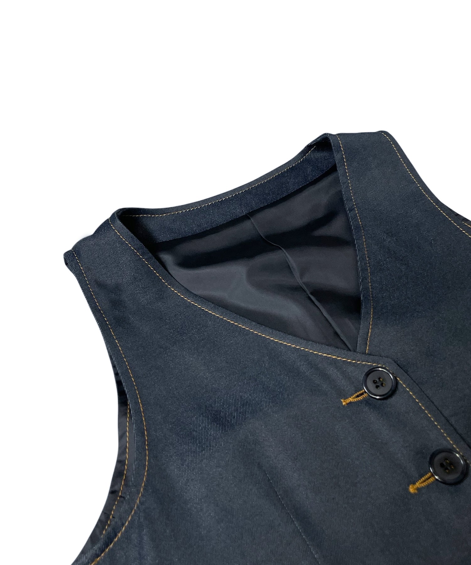 デニムライクコンパクトベスト