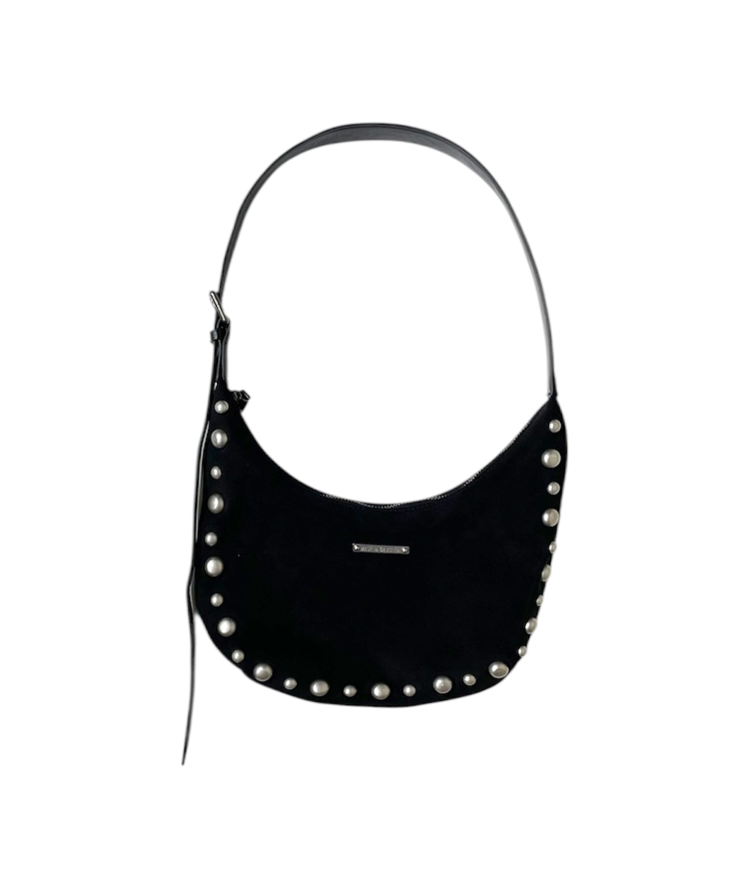 スエードショルダーバッグ