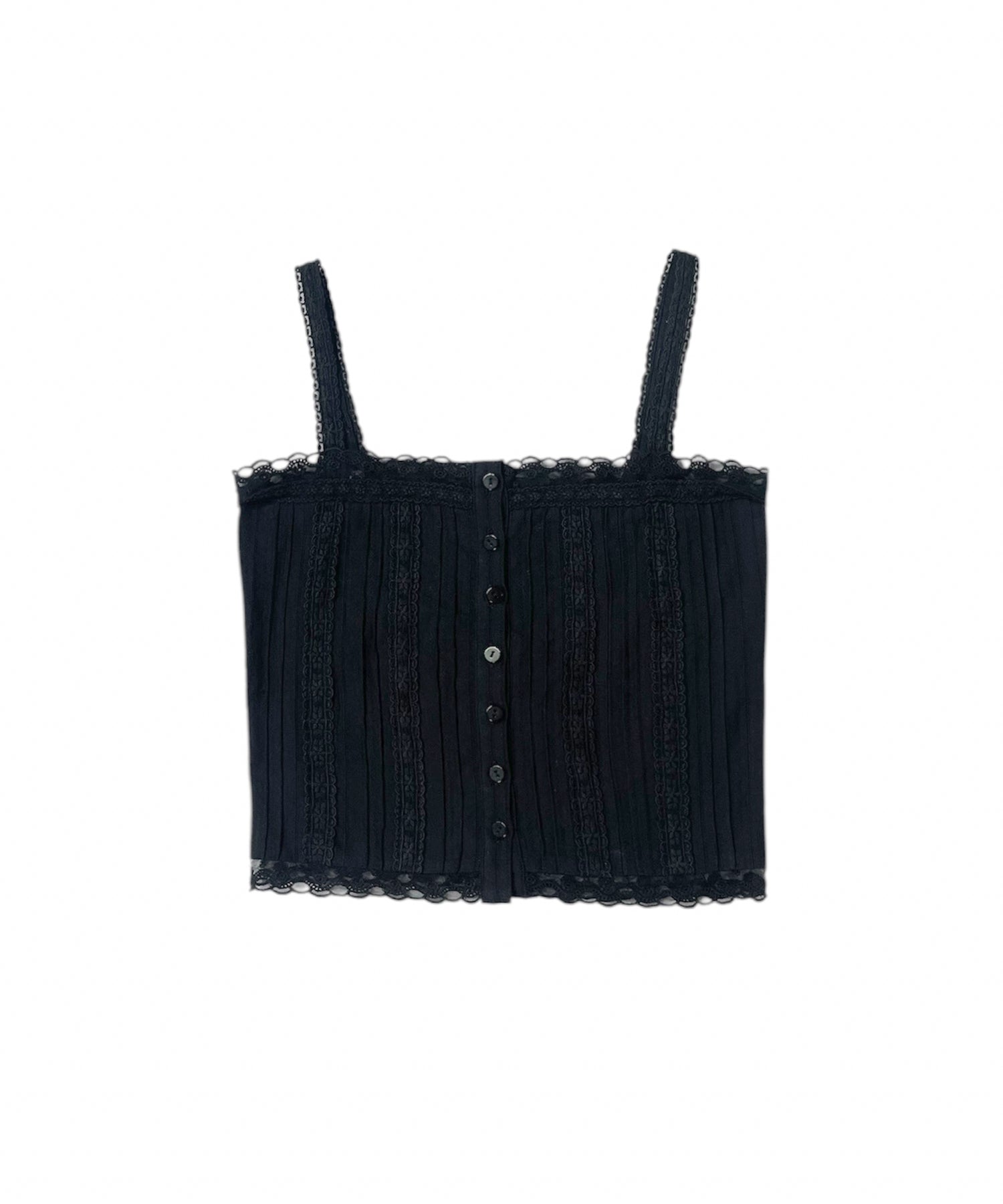 コットンレースキャミソール