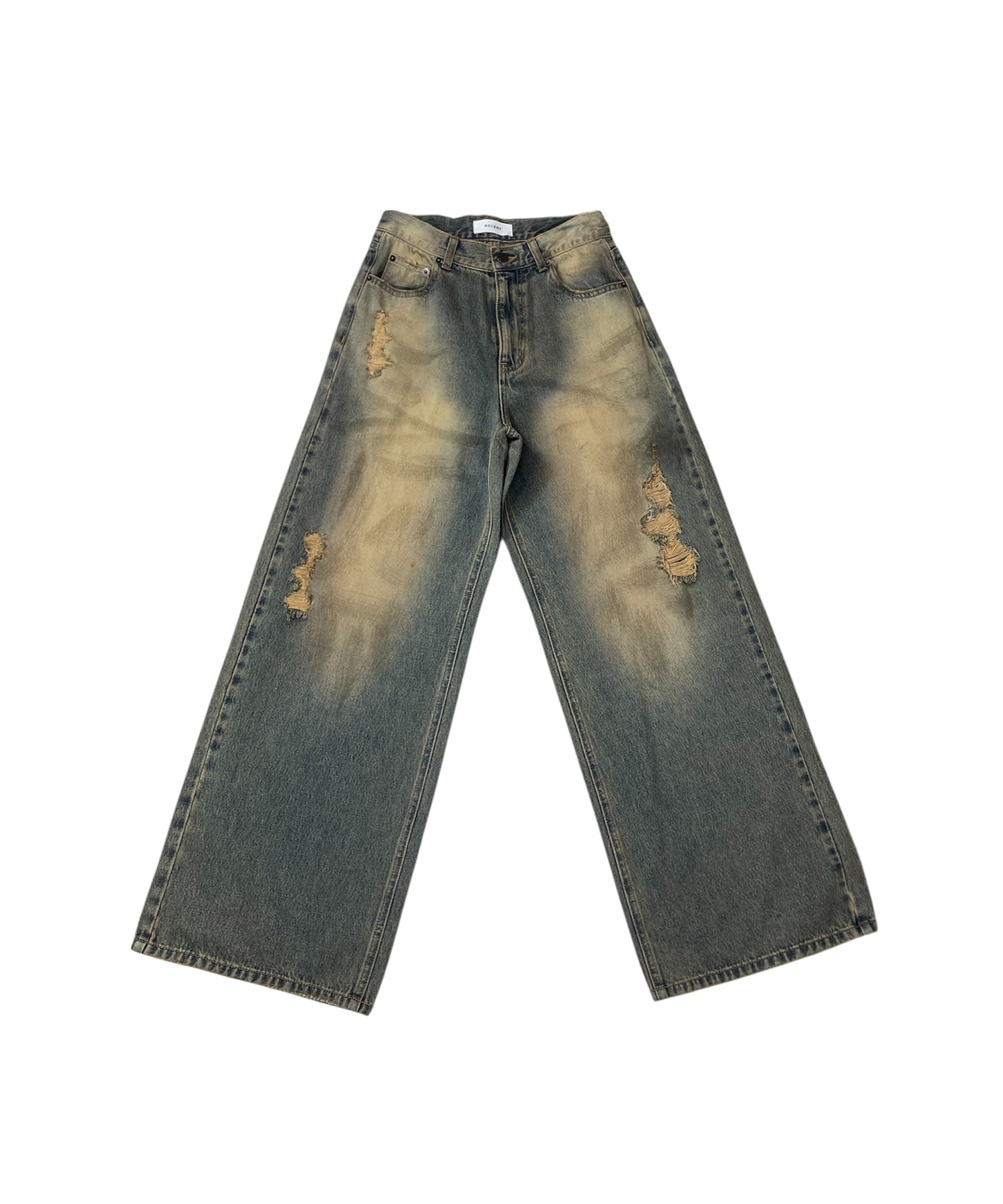 ダーティクラッシュJ/Wルーズデニムパンツ