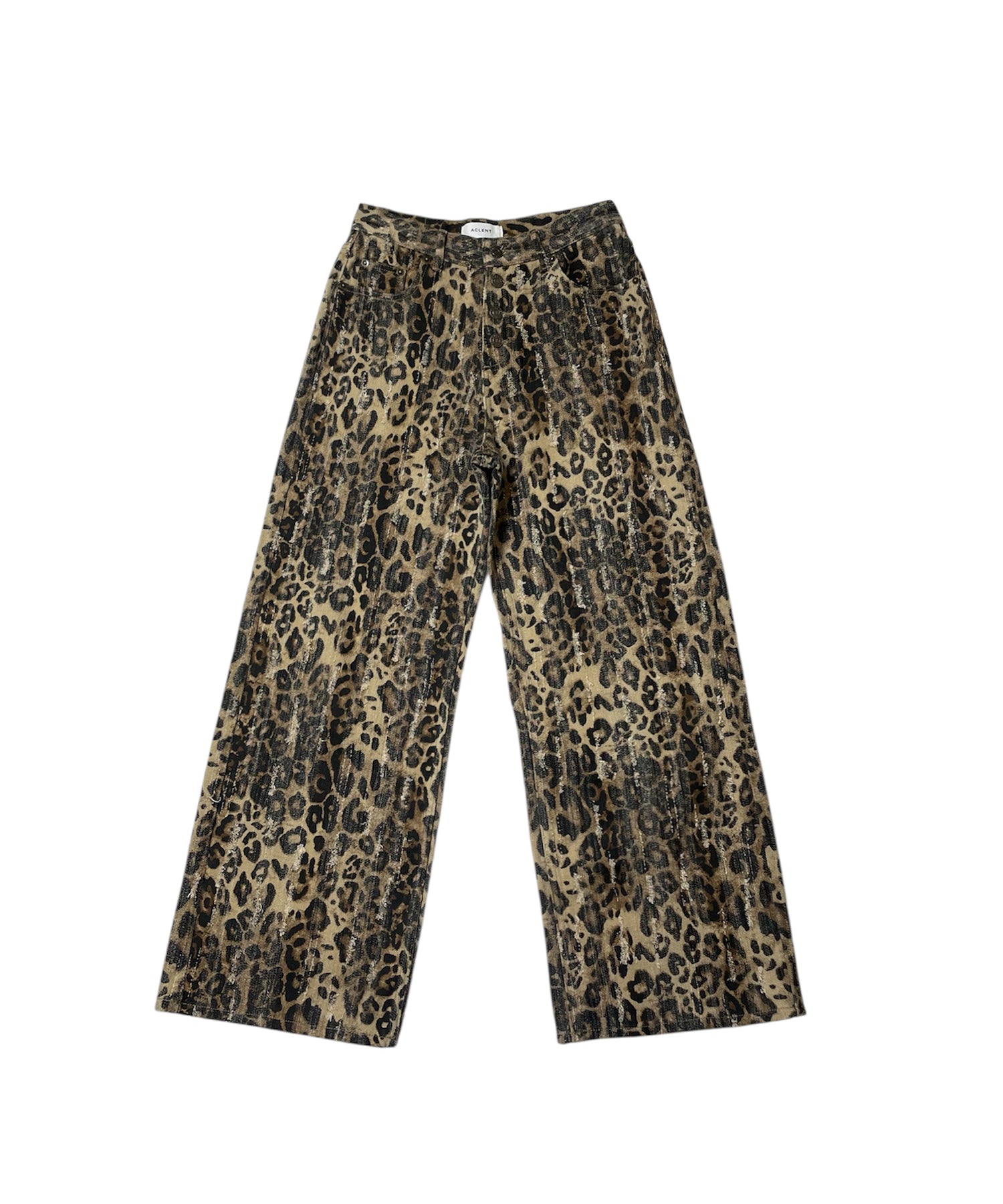 アニマルパターンJ/Wワイドストレートパンツ