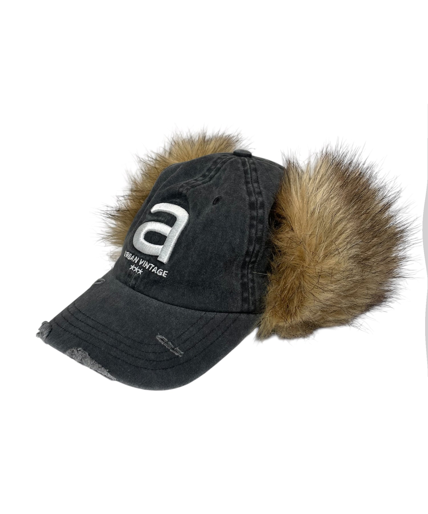 Fauxファーフライトピグメントキャップ