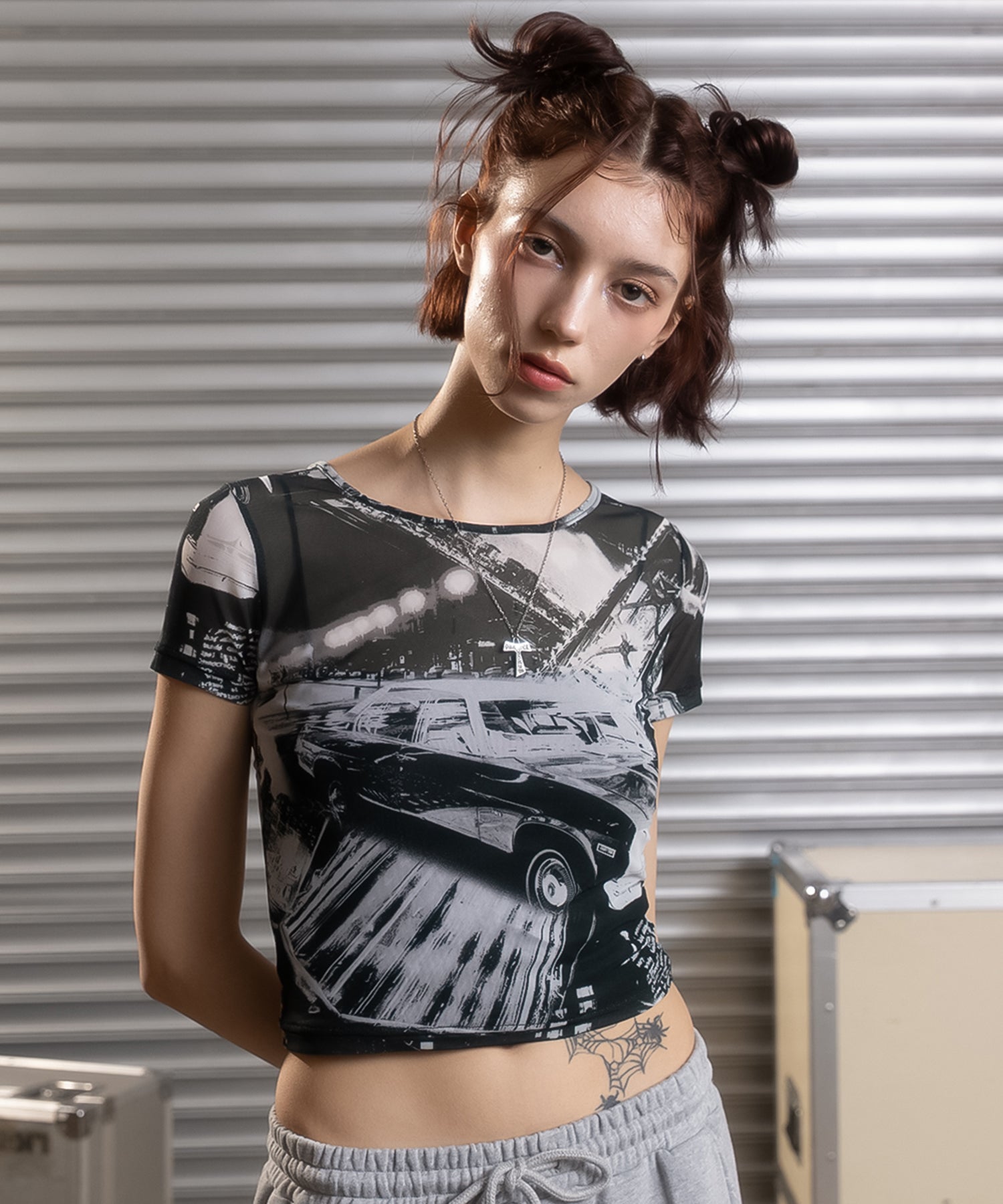 MODEL:172cm/COLOR:BLACK/SIZE:F