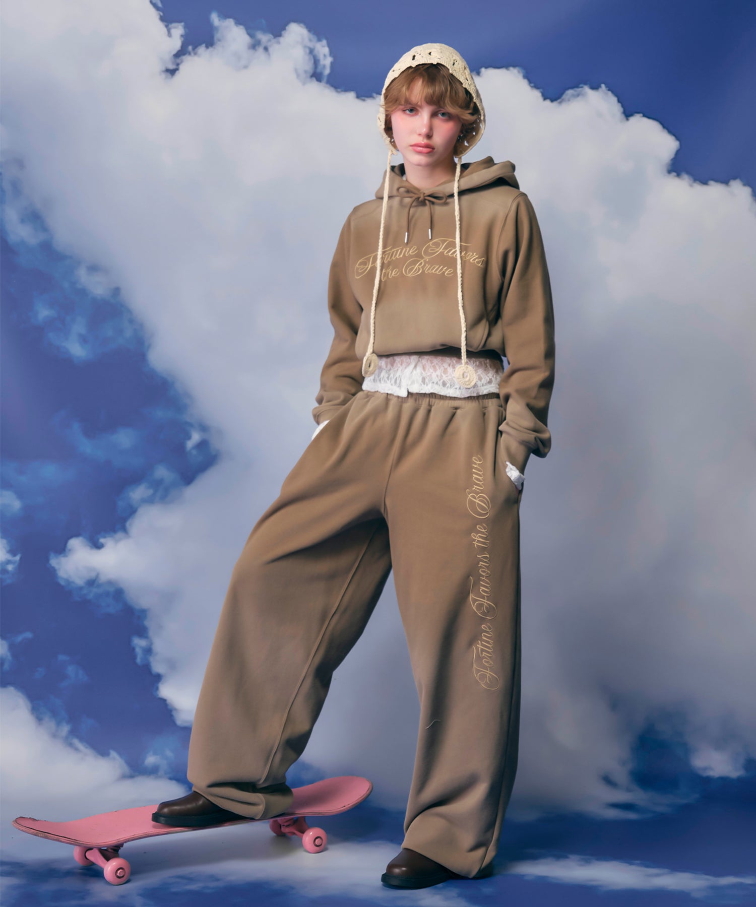 MODEL:170cm/COLOR:BEIGE/SIZE:F