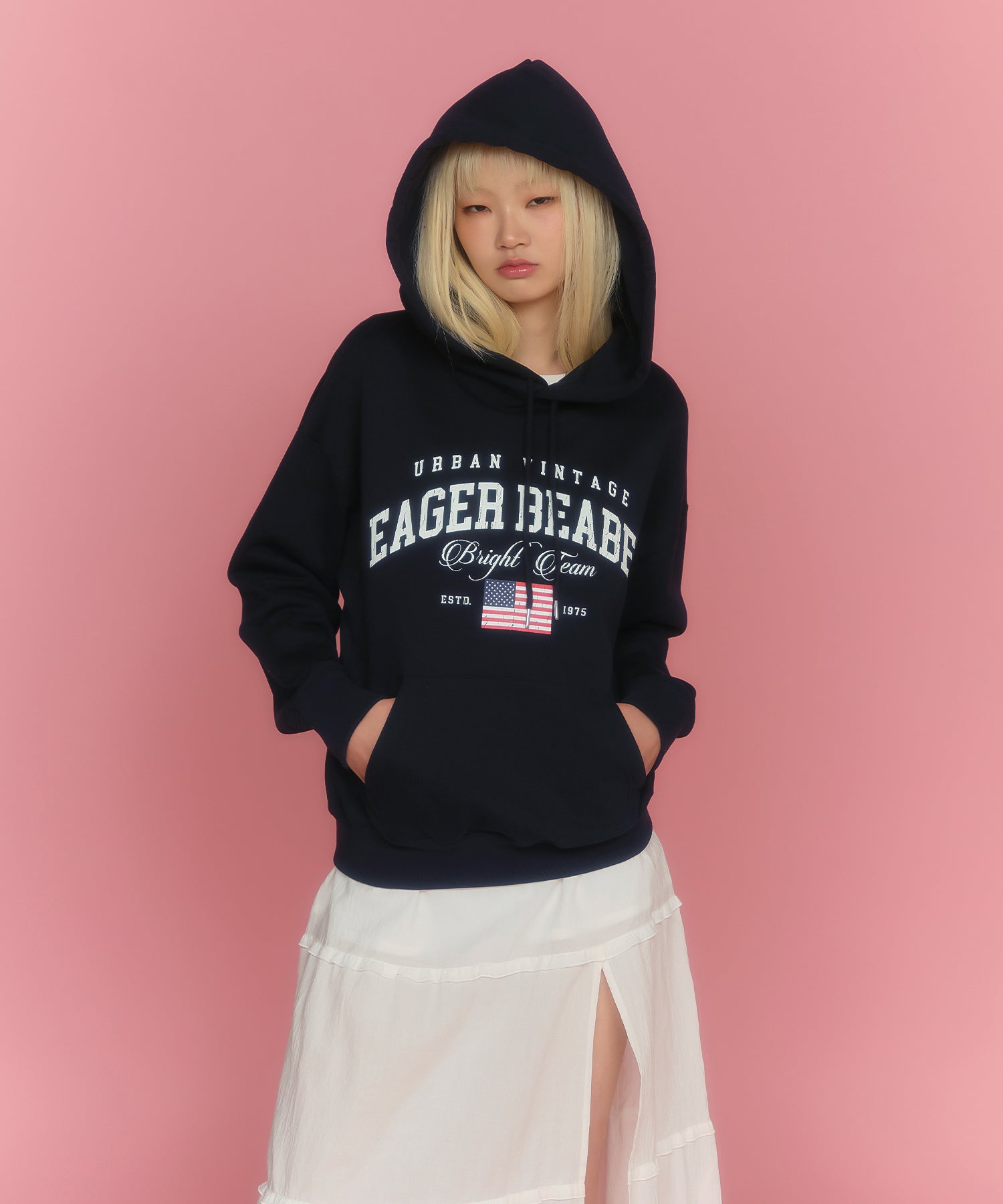 MODEL:174cm/COLOR:NAVY/SIZE:F