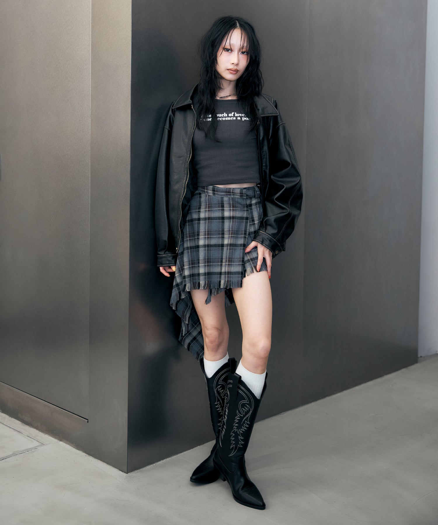 MODEL:170cm/COLOR:BLUE/SIZE:F