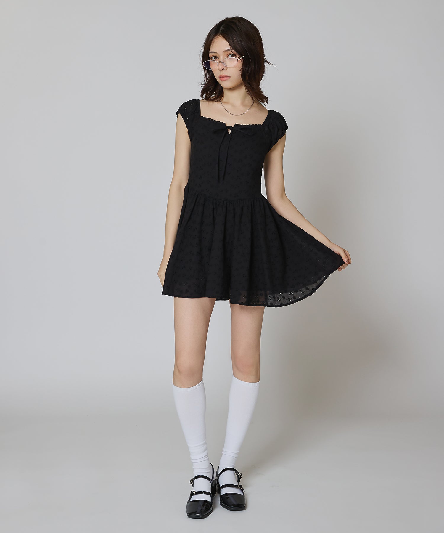 MODEL:163cm/COLOR:BLACK/SIZE:S