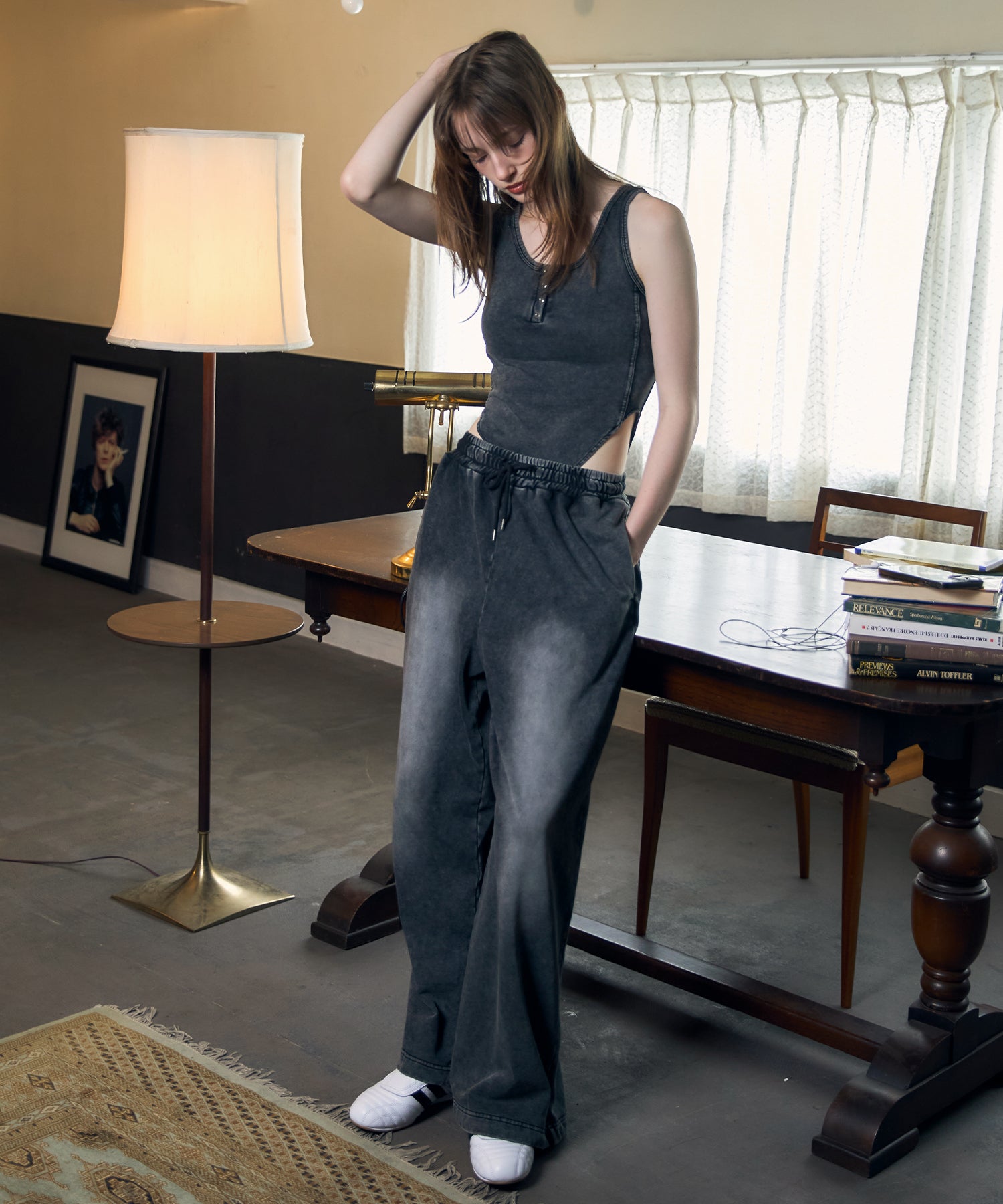MODEL:174cm/COLOR:BLACK/SIZE:M