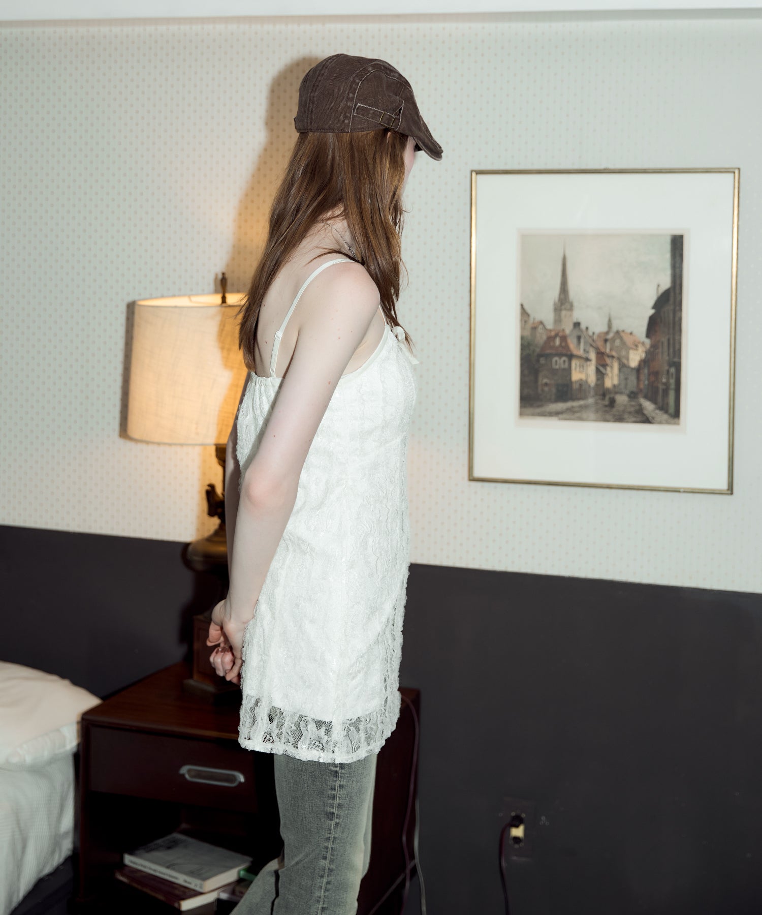 MODEL:174cm/COLOR:BROWN/SIZE:F