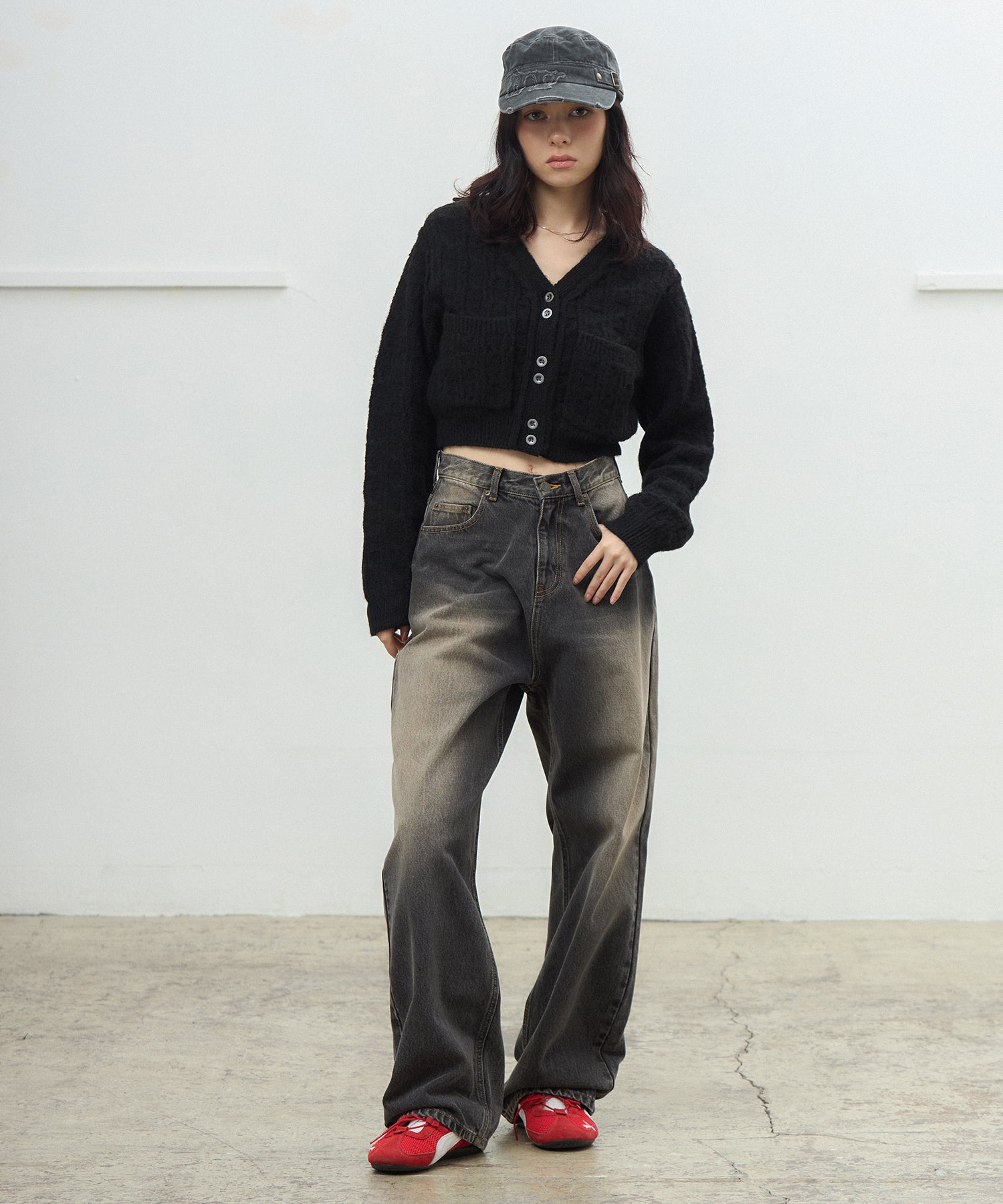 MODEL:163cm/COLOR:BLACK/SIZE:F