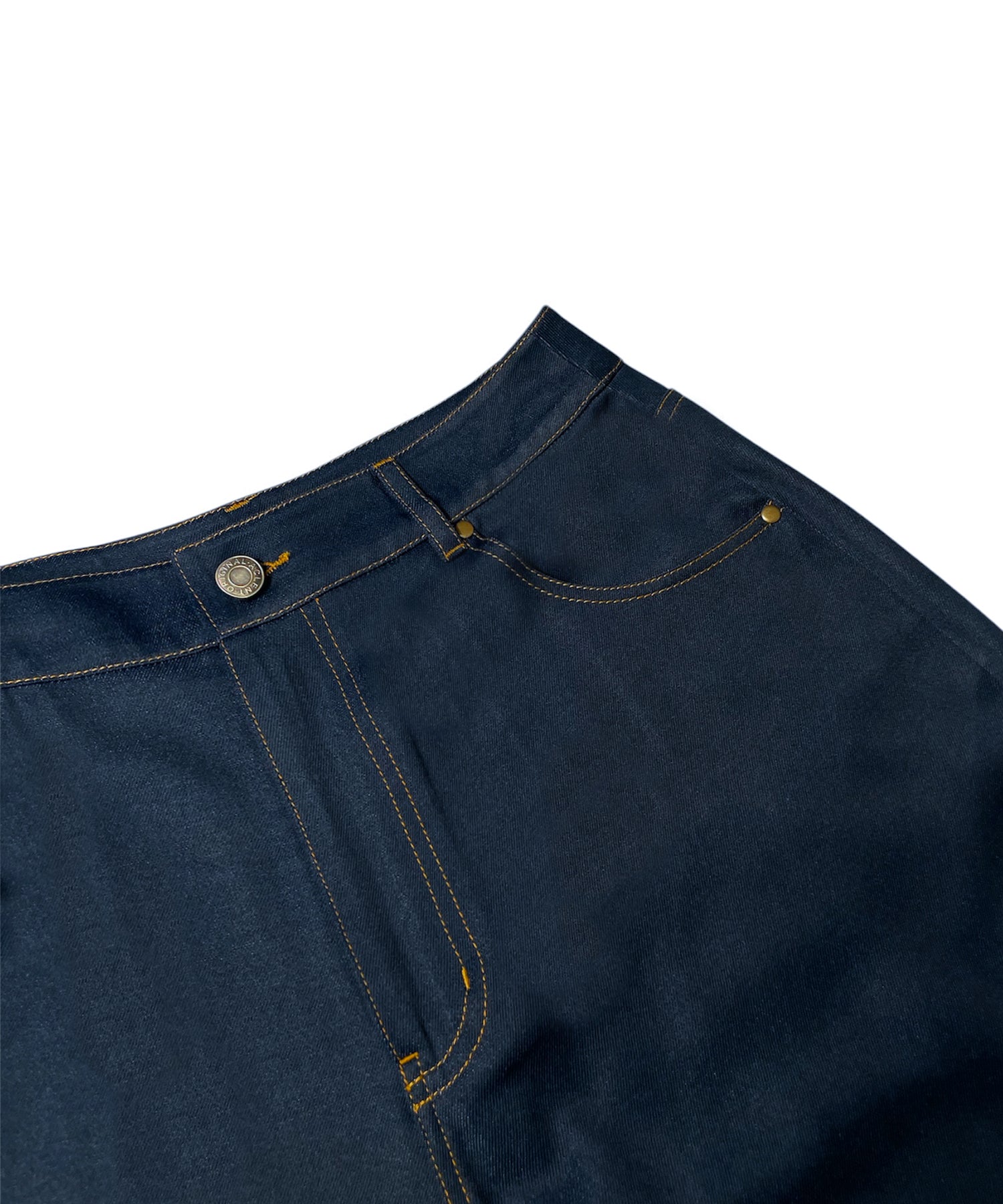 デニムライクJ/Wワイドストレートスラックスパンツ