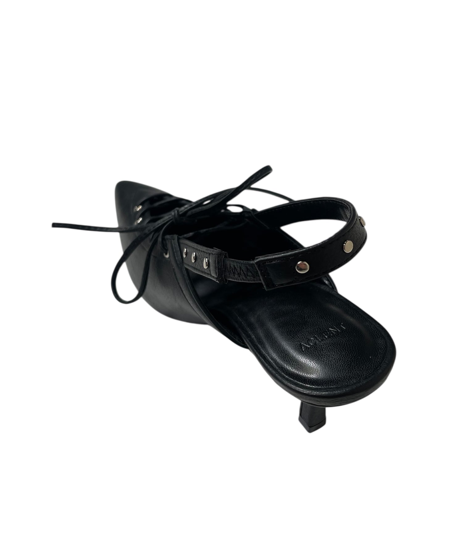 レースアップミュール