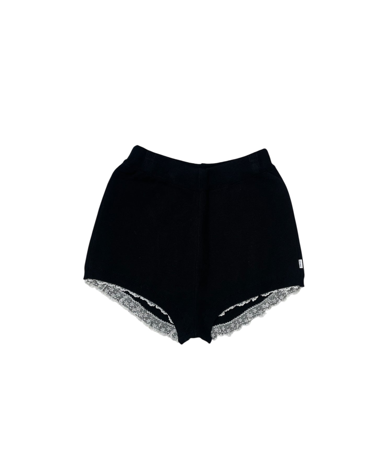 レースニットミニショーパン