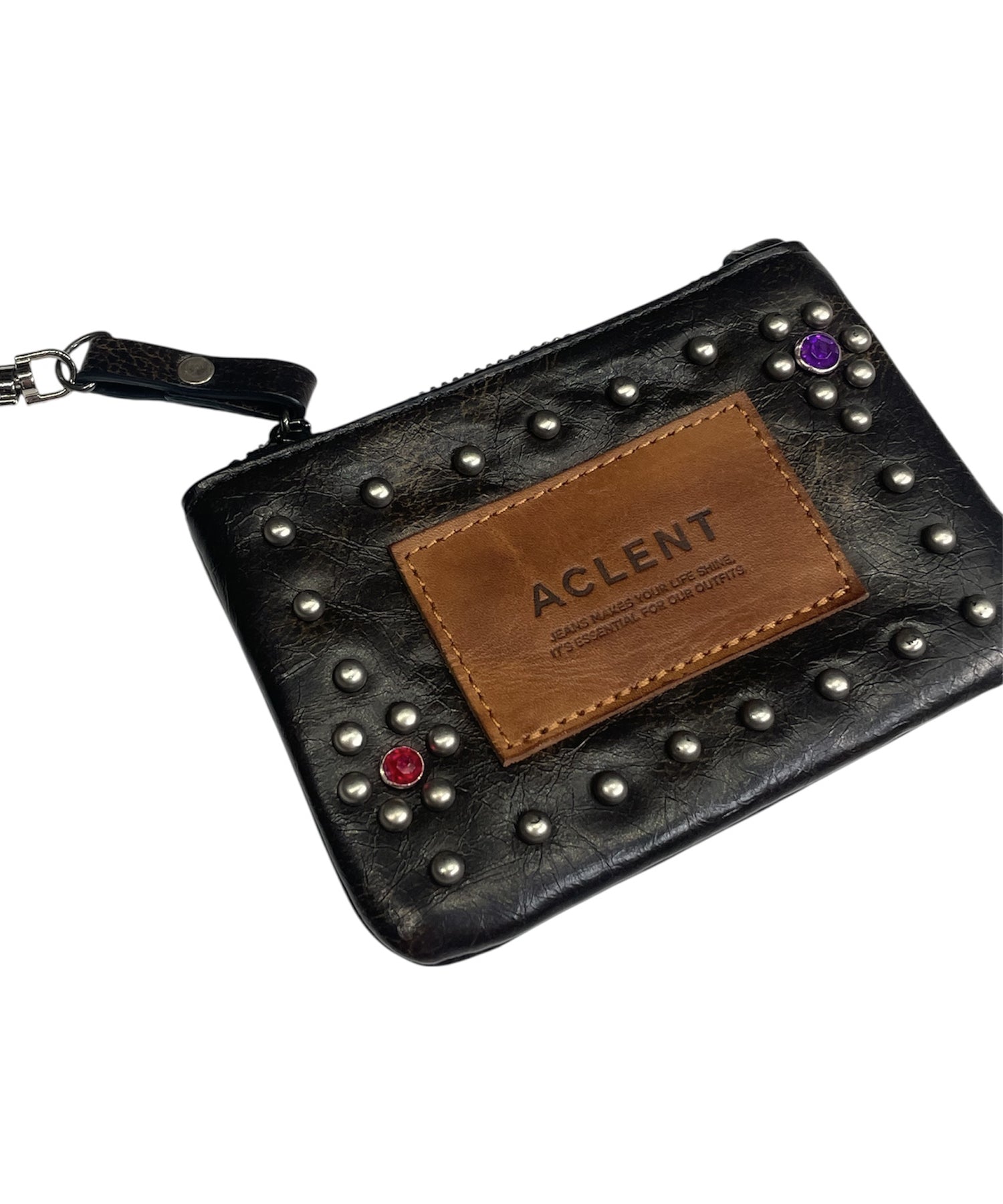 スタッズキーチェーンウォレット