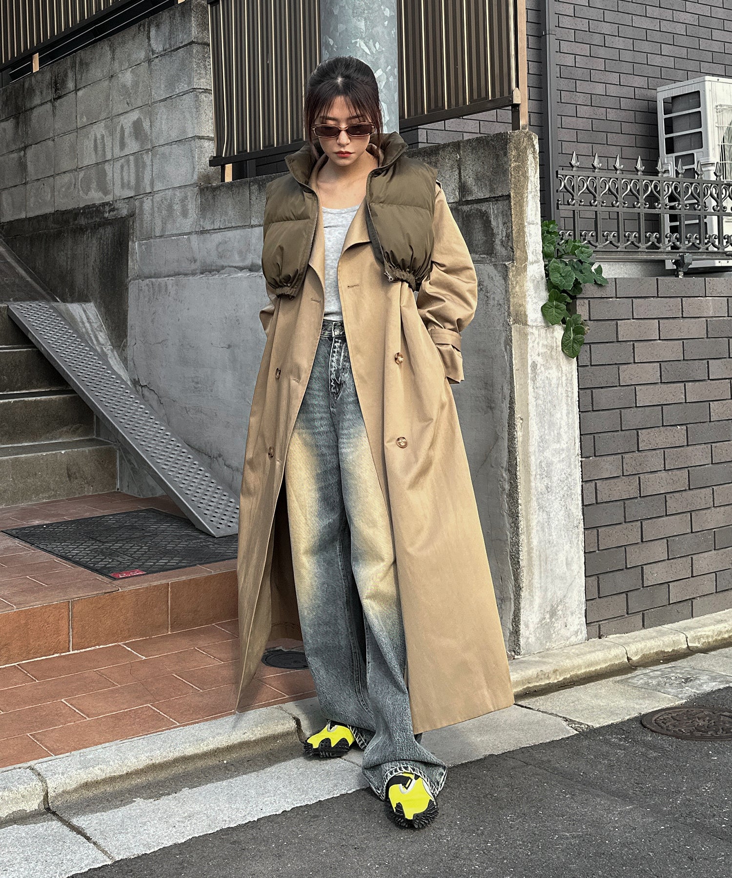 STAFF:161cm/COLOR:BEIGE/SIZE:F