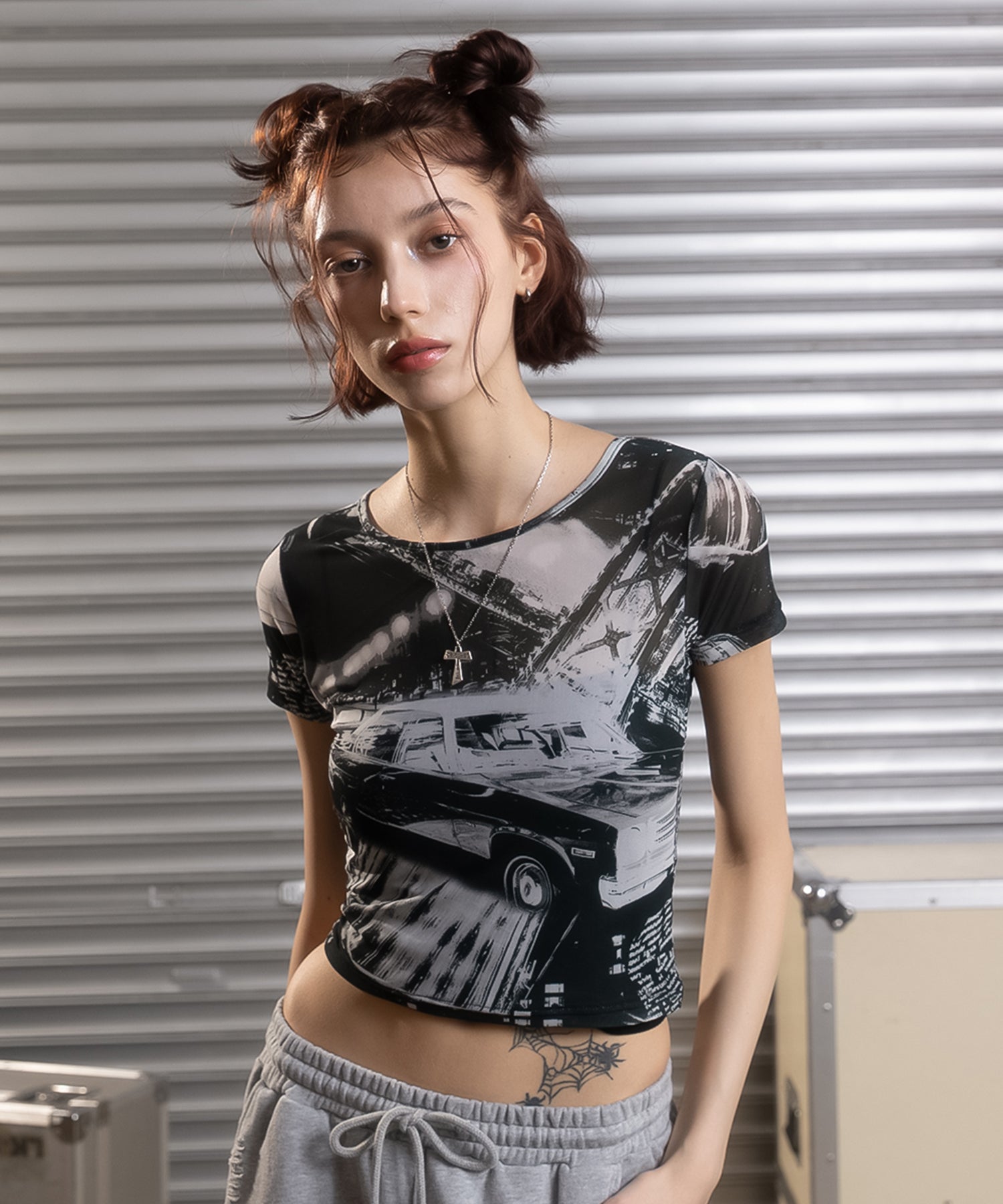 MODEL:172cm/COLOR:BLACK/SIZE:F