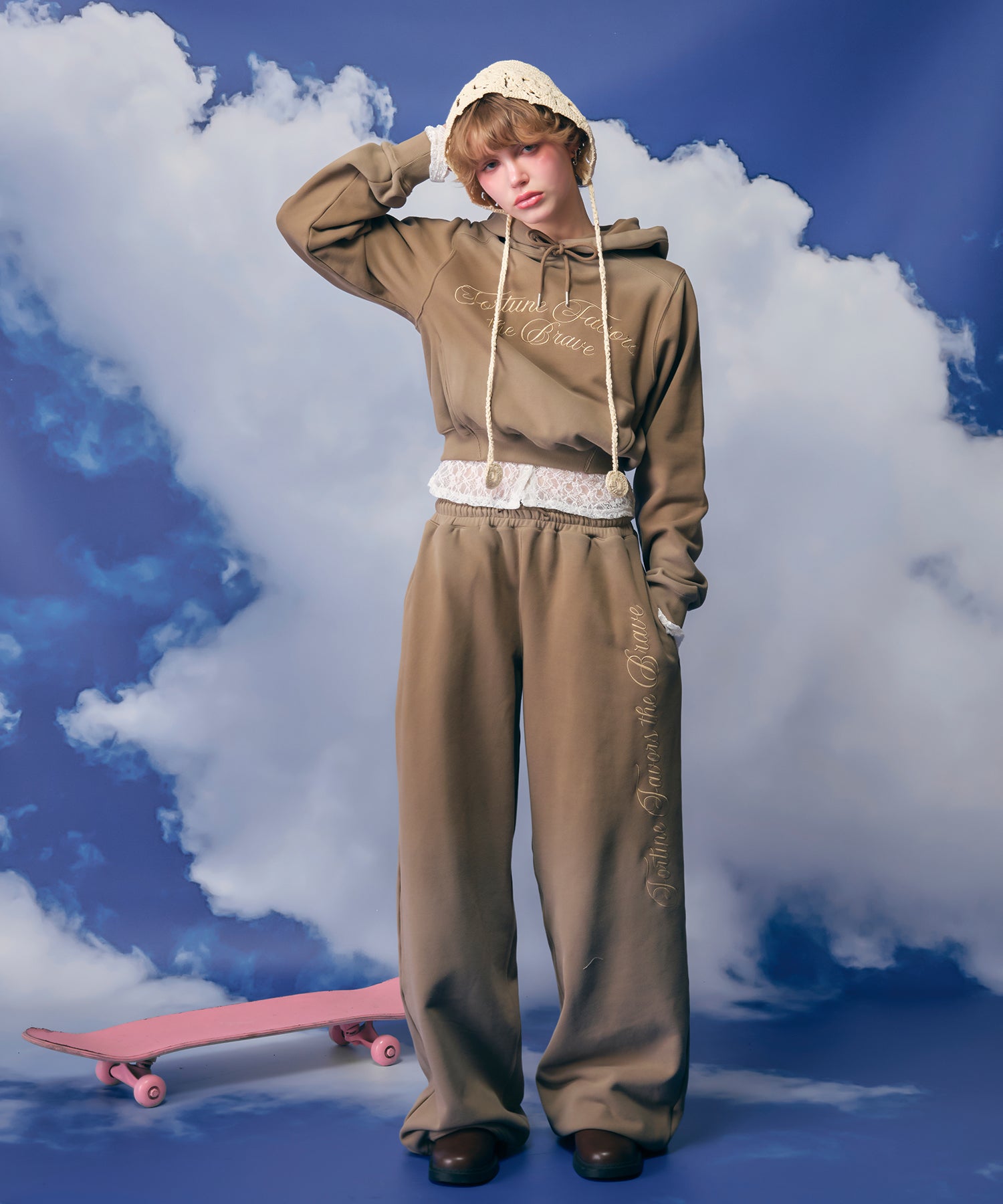 MODEL:170cm/COLOR:BEIGE/SIZE:F