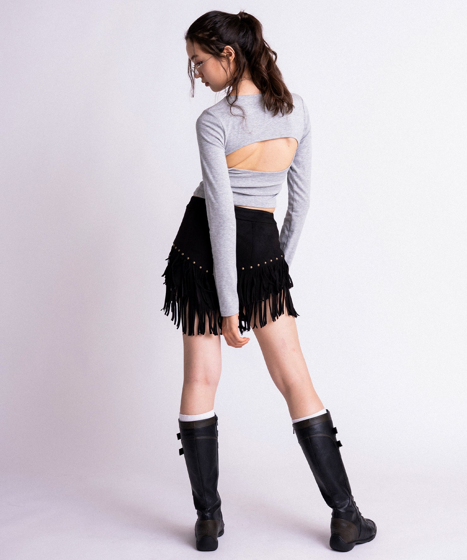 MODEL:171cm/COLOR:GRAY/SIZE:F
