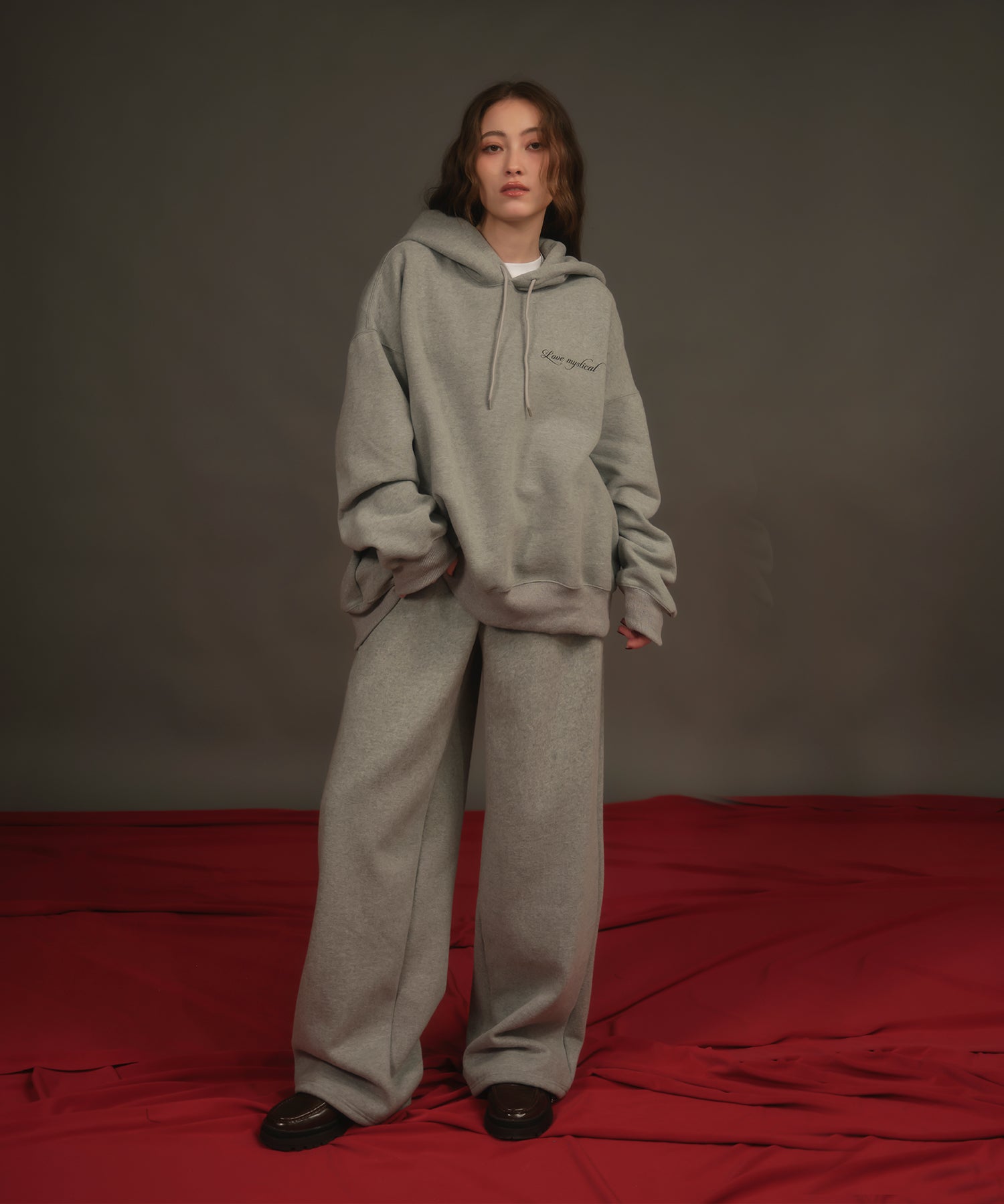 MODEL:163cm/COLOR:GRAY/SIZE:F