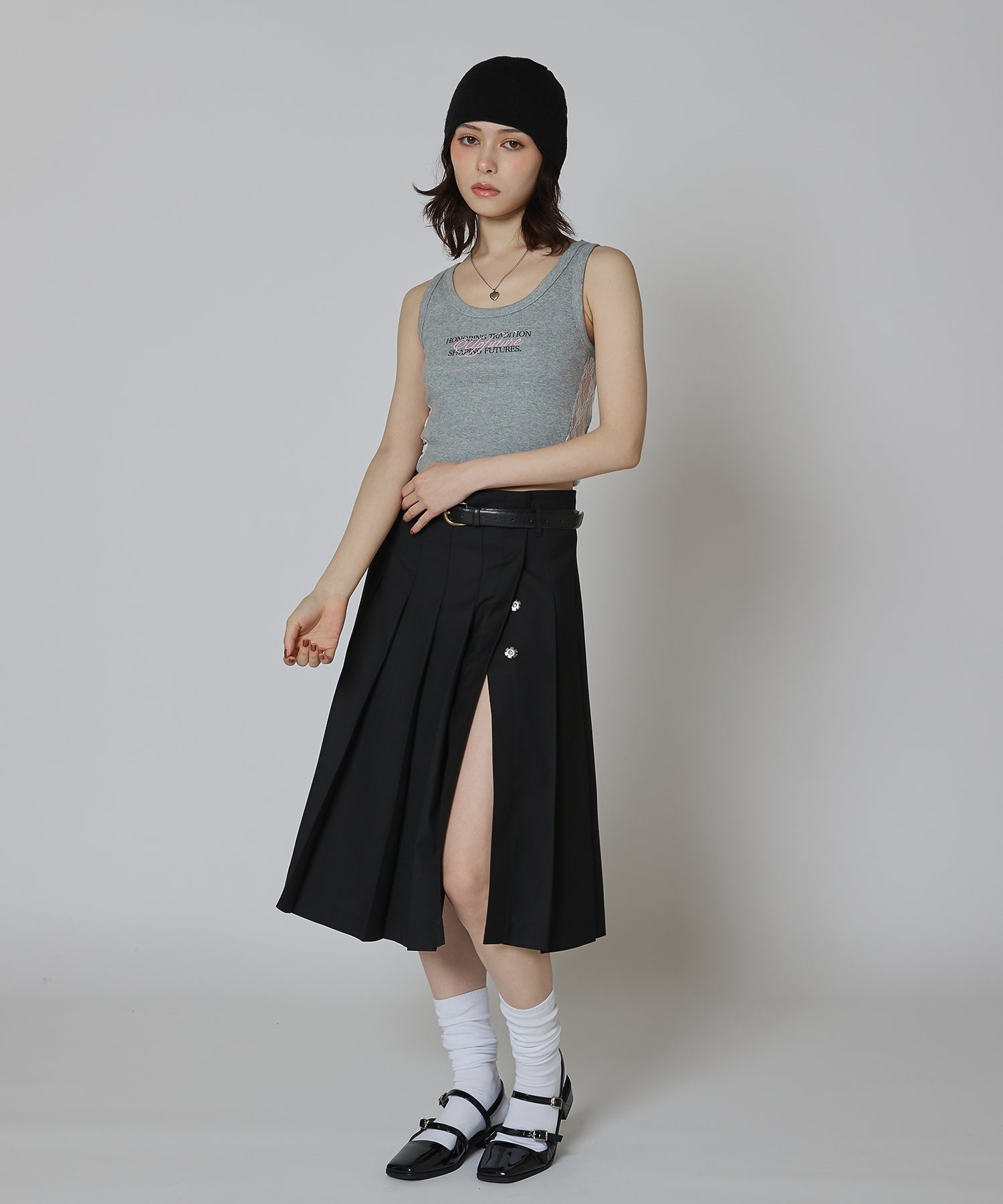 MODEL:163cm/COLOR:BLACK/SIZE:F