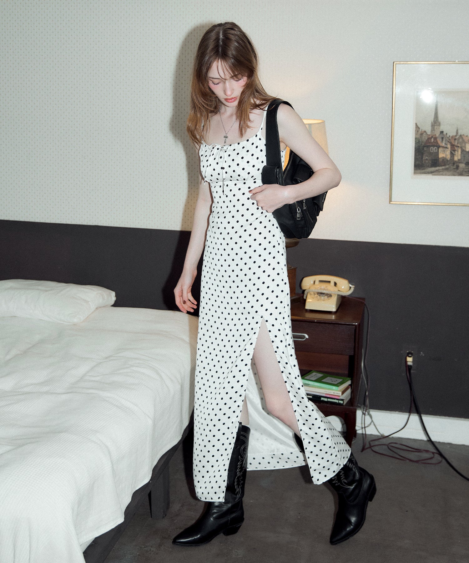 MODEL:174cm/COLOR:WHITE/SIZE:モデルサイズ着用【着丈125cm-133cm】