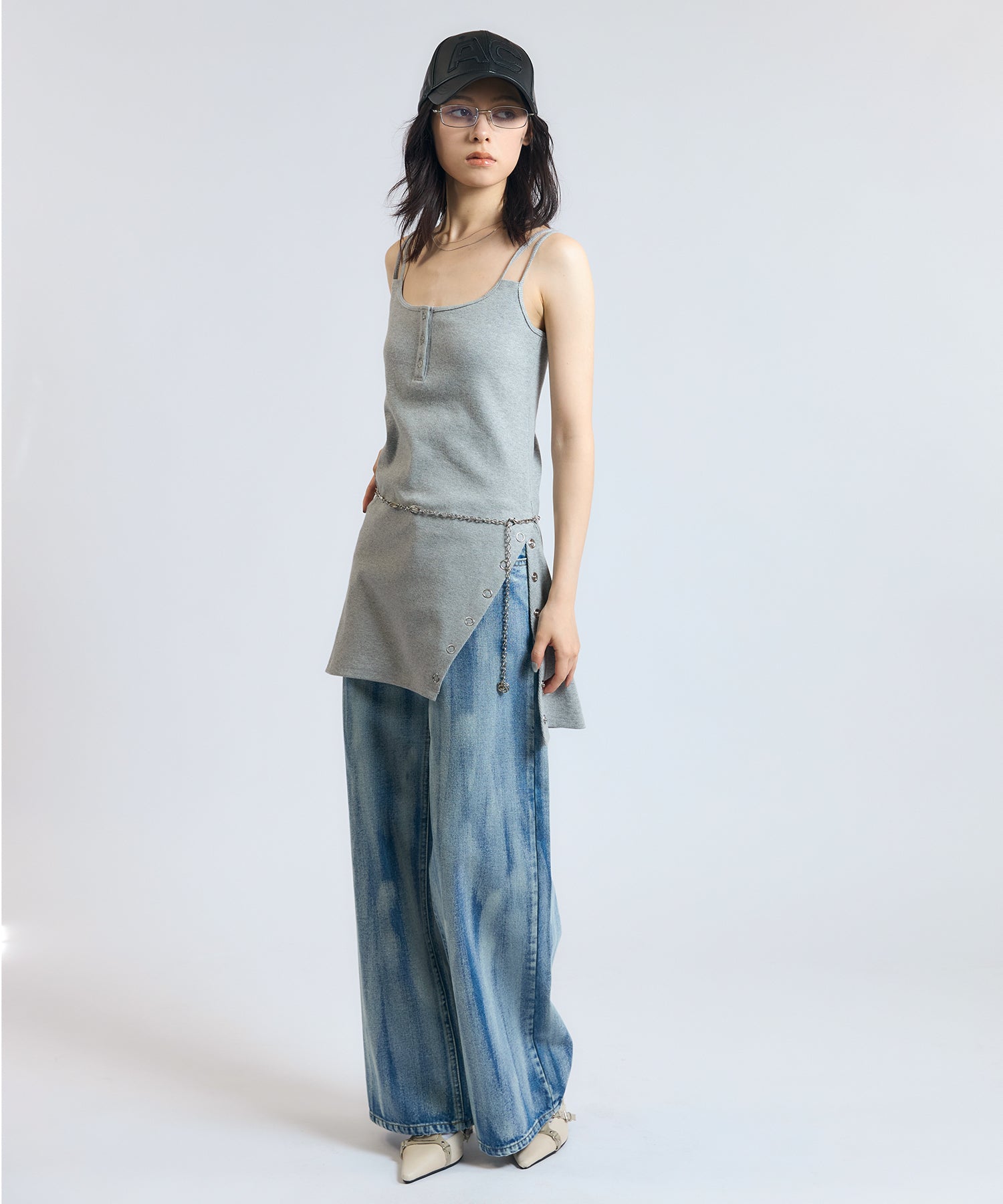 MODEL:163cm/COLOR:GRAY/SIZE:F