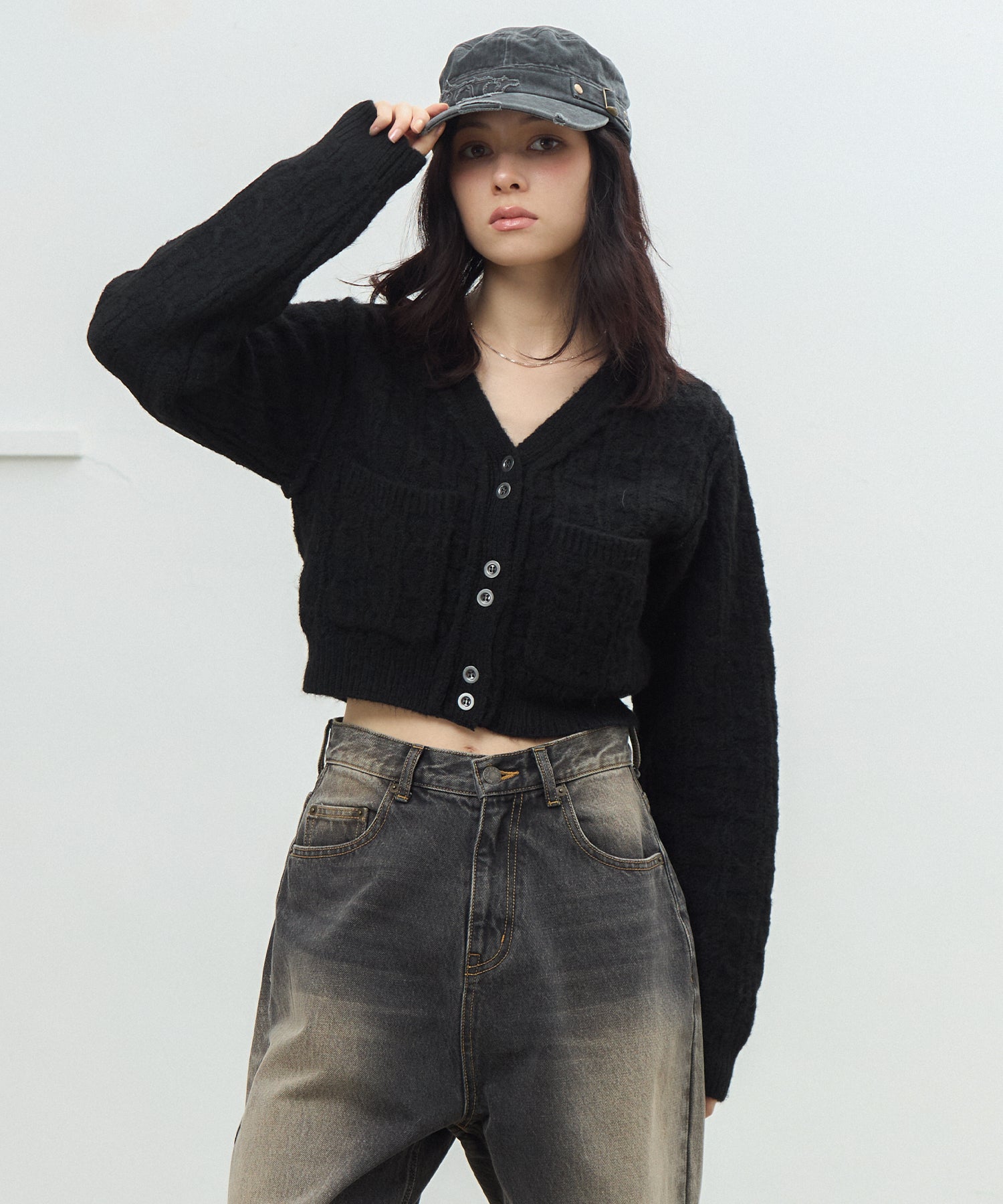 MODEL:163cm/COLOR:BLACK/SIZE:F