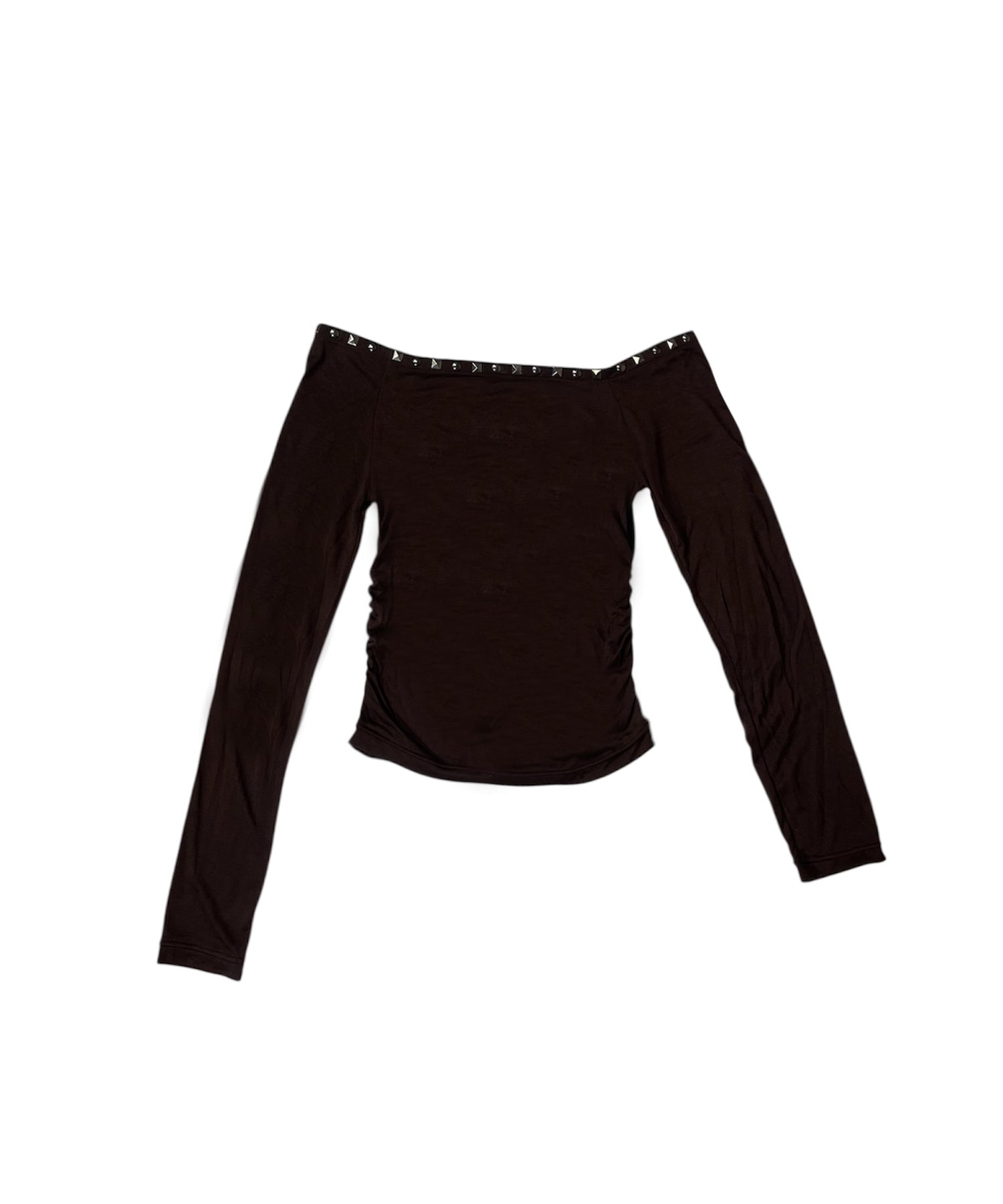 スタッズワンショルシアーロンT