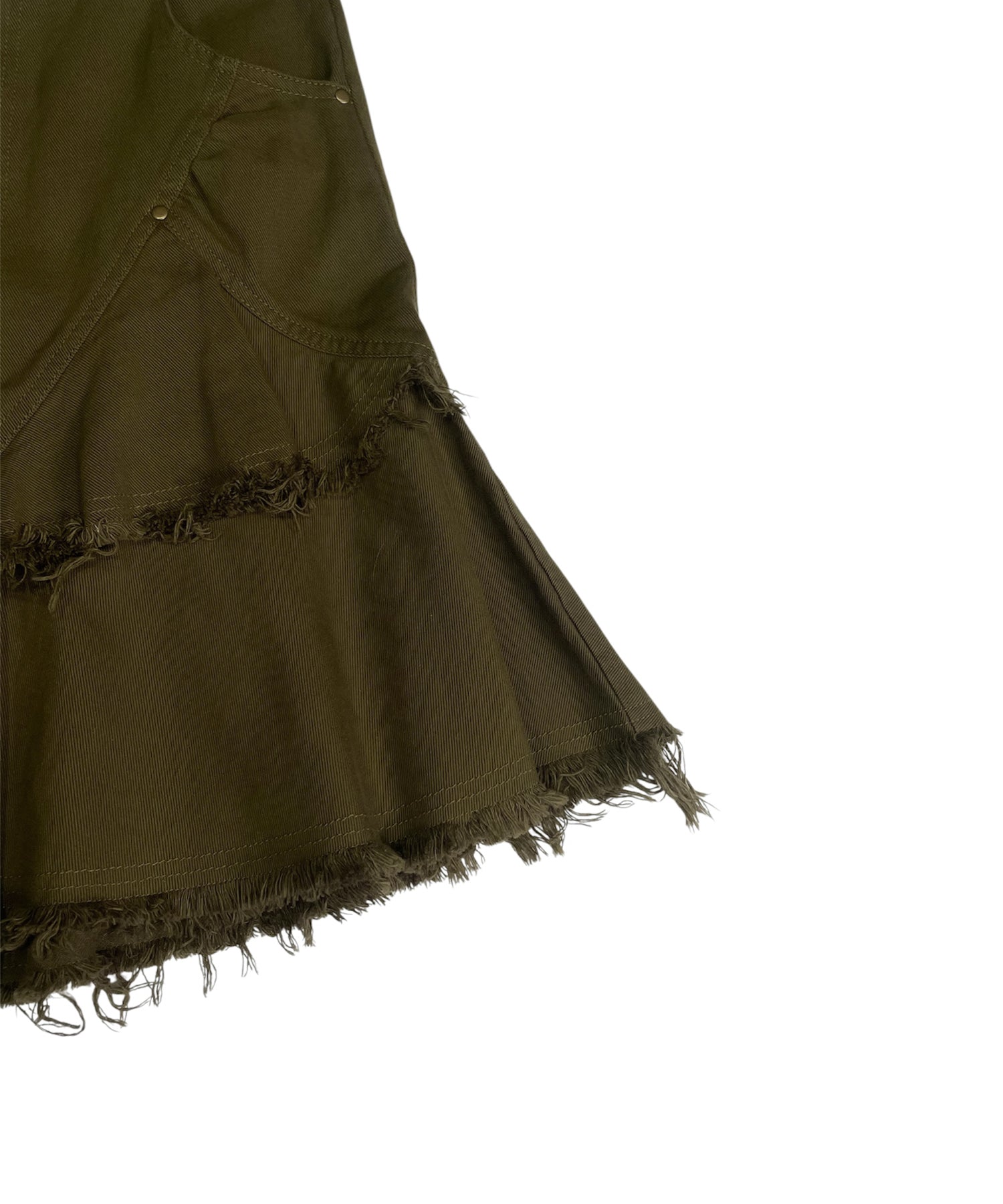 コットンランダムティアードスカート