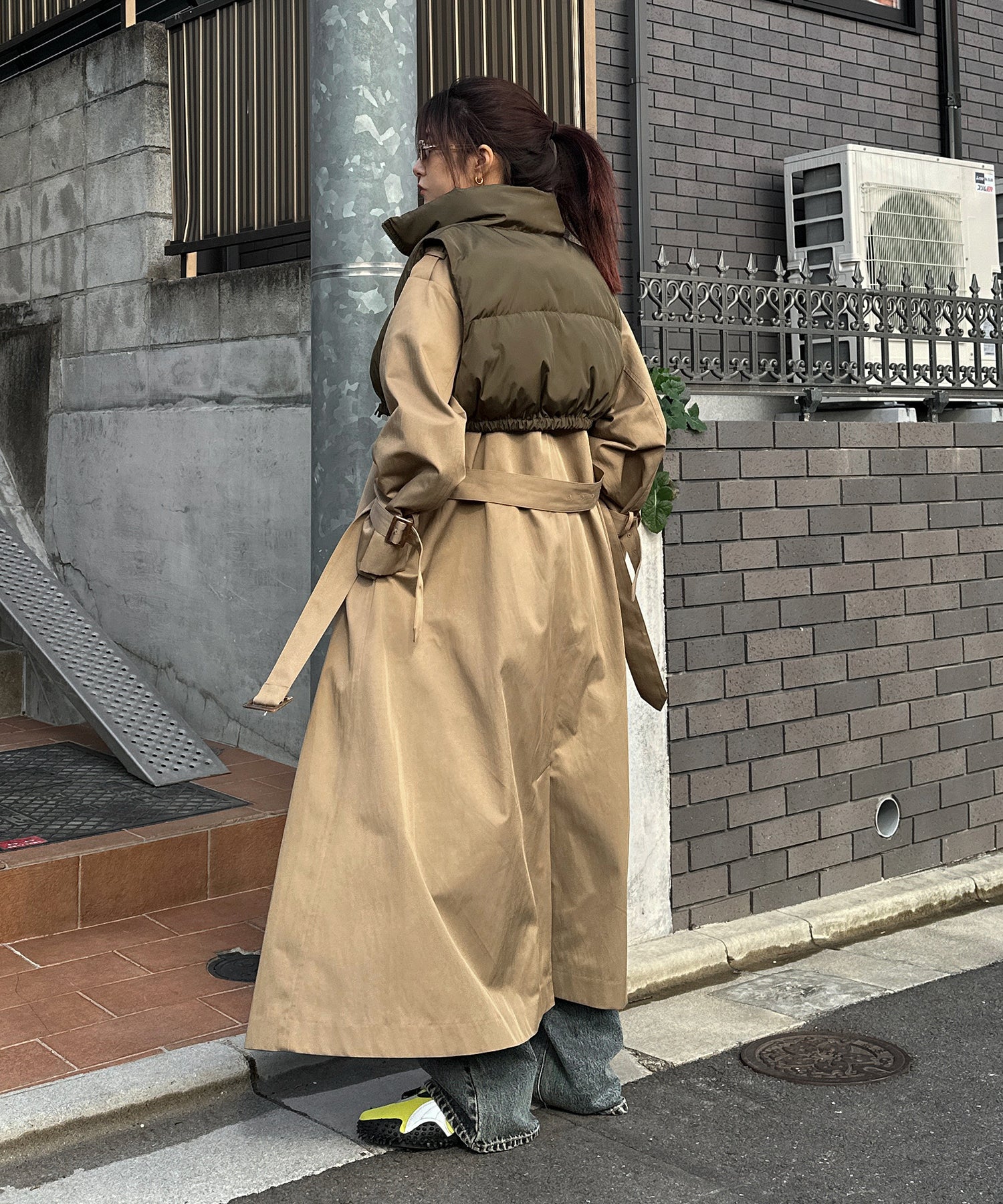 STAFF:161cm/COLOR:BEIGE/SIZE:F
