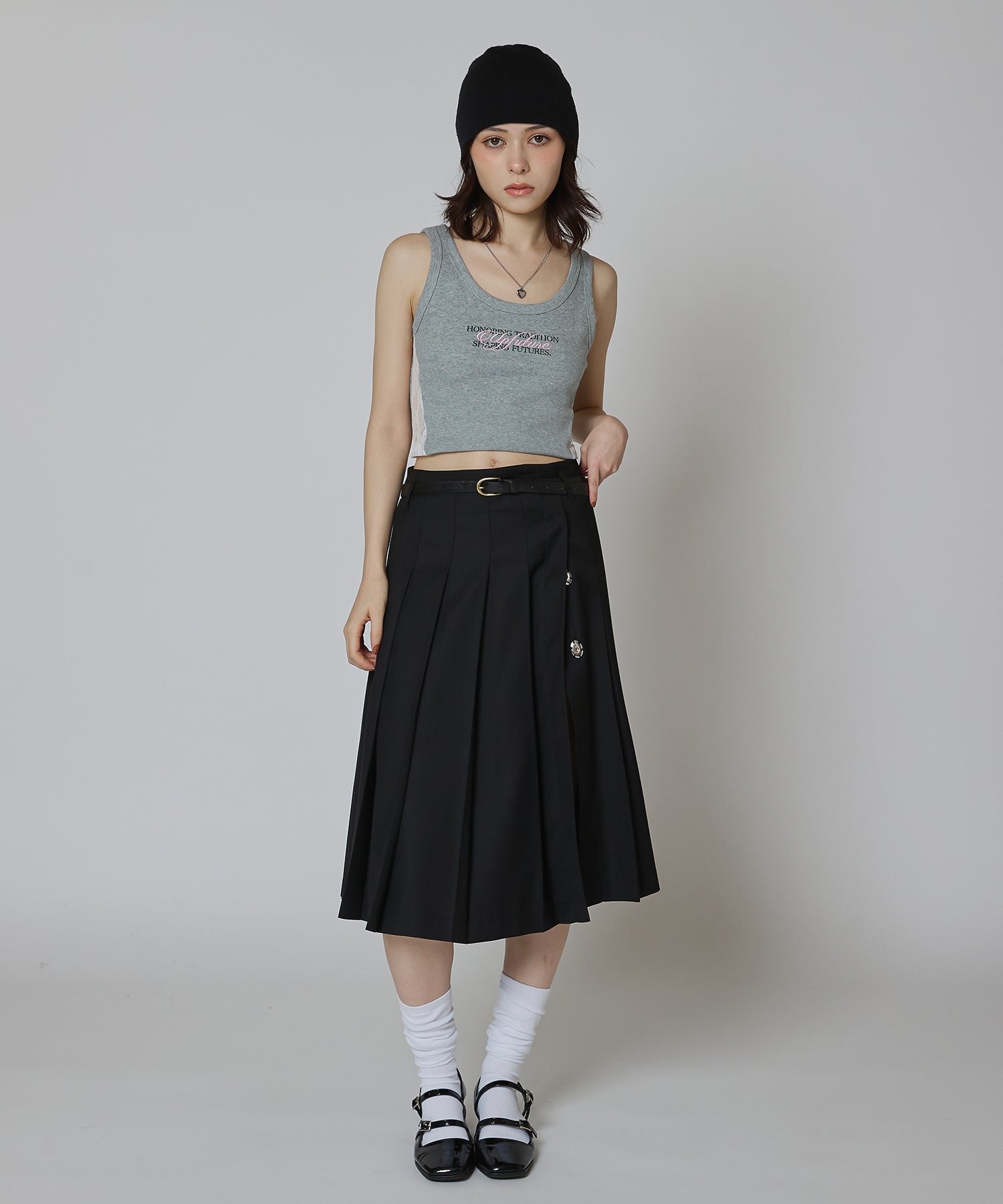 MODEL:163cm/COLOR:GRAY/SIZE:F