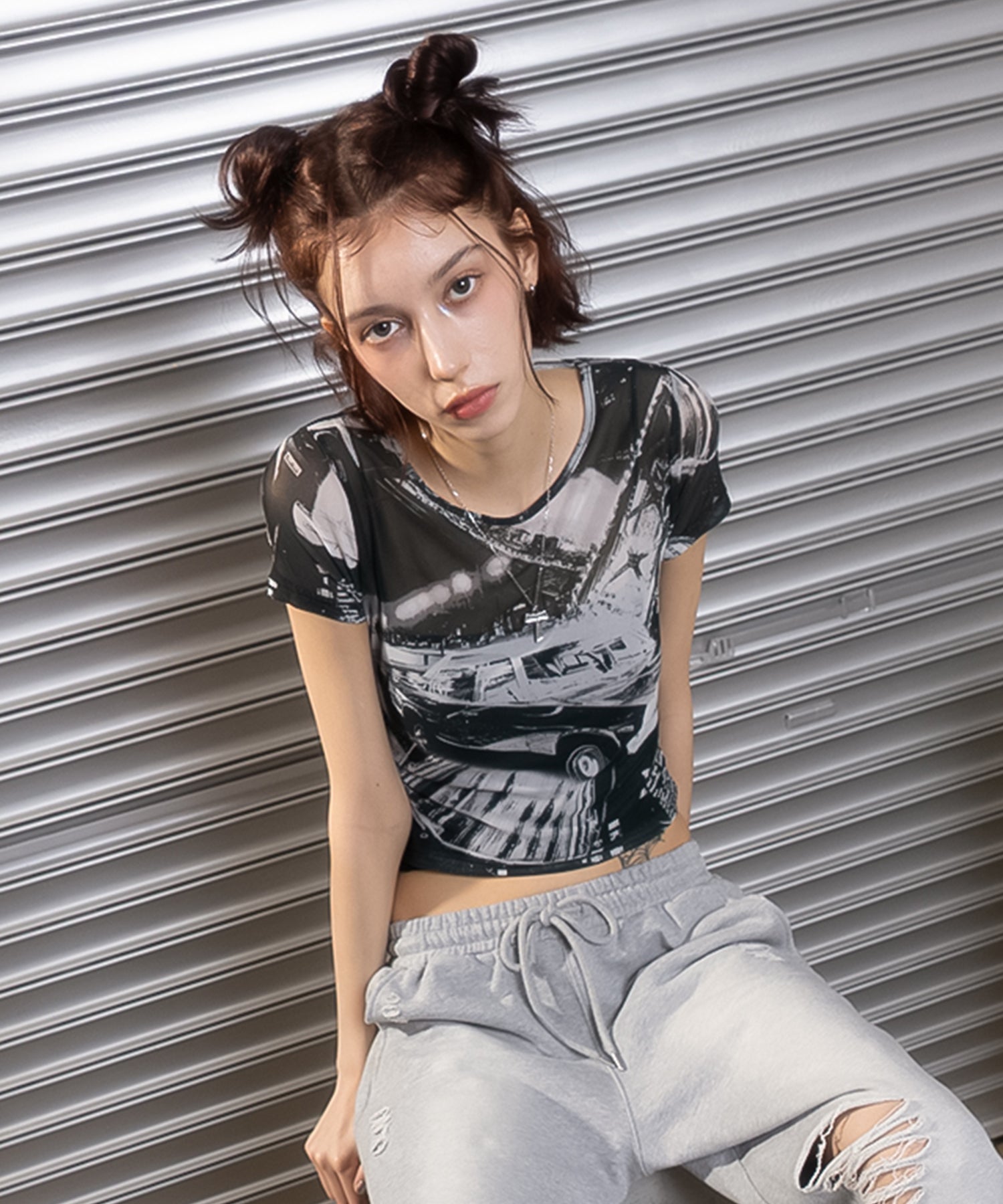 MODEL:172cm/COLOR:BLACK/SIZE:F