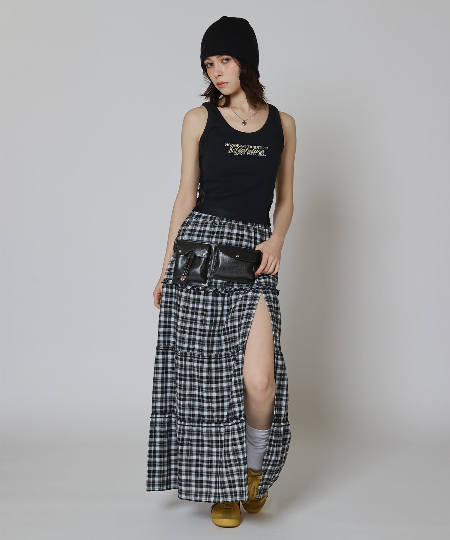 MODEL:163cm/COLOR:MIX①/SIZE:F