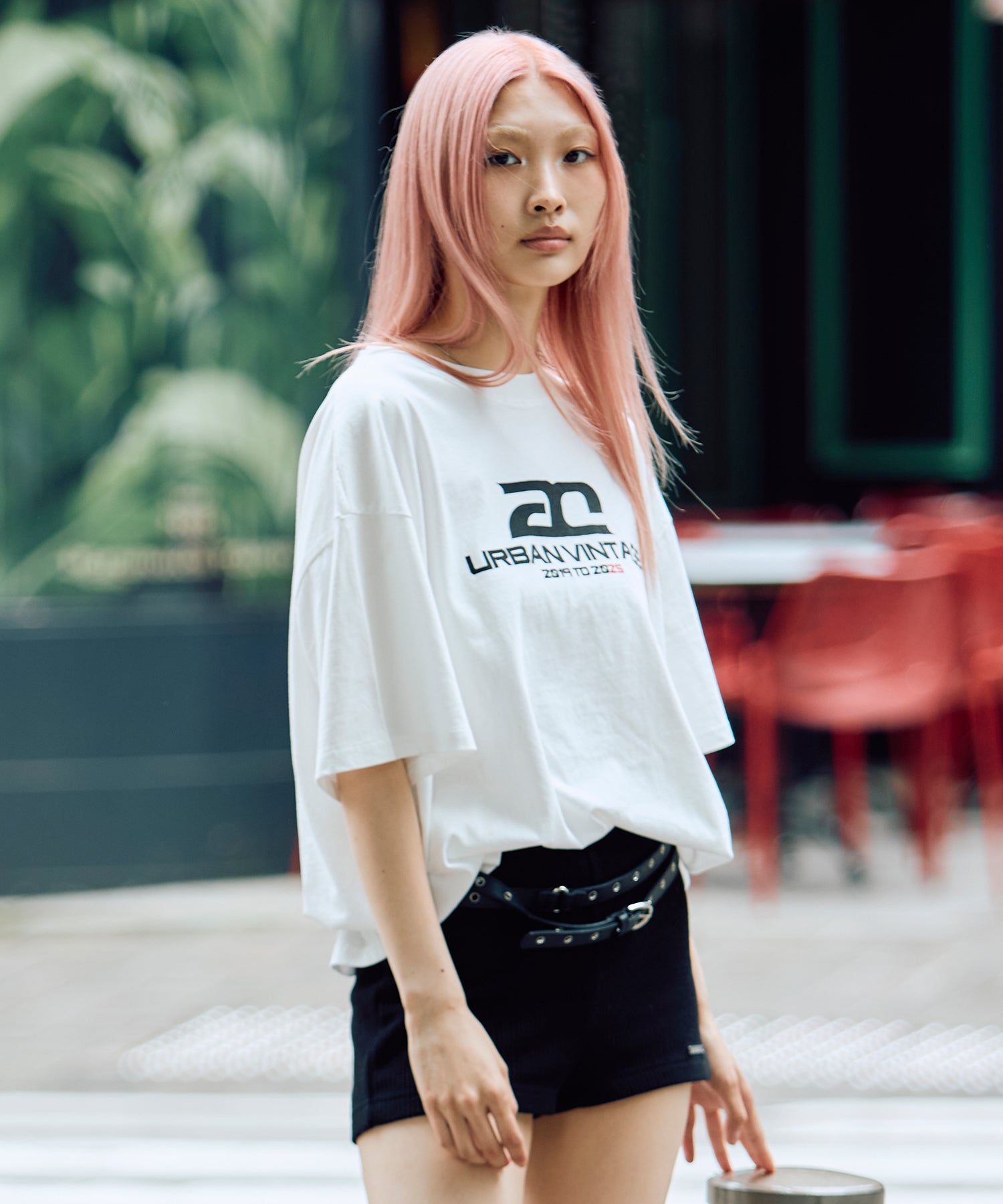 MODEL:175cm/COLOR:WHITE/SIZE:F