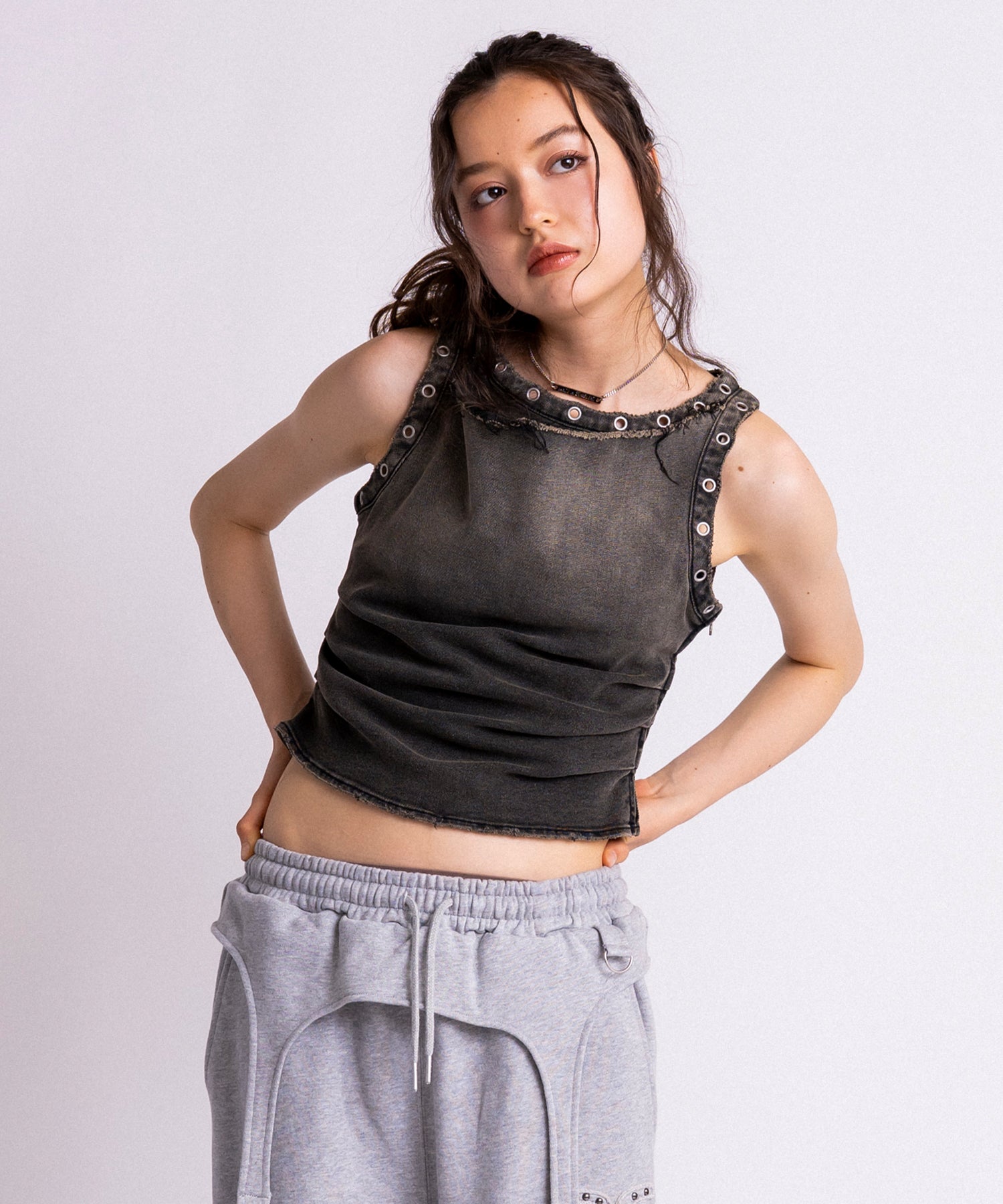 MODEL:171cm/COLOR:BLACK/SIZE:F