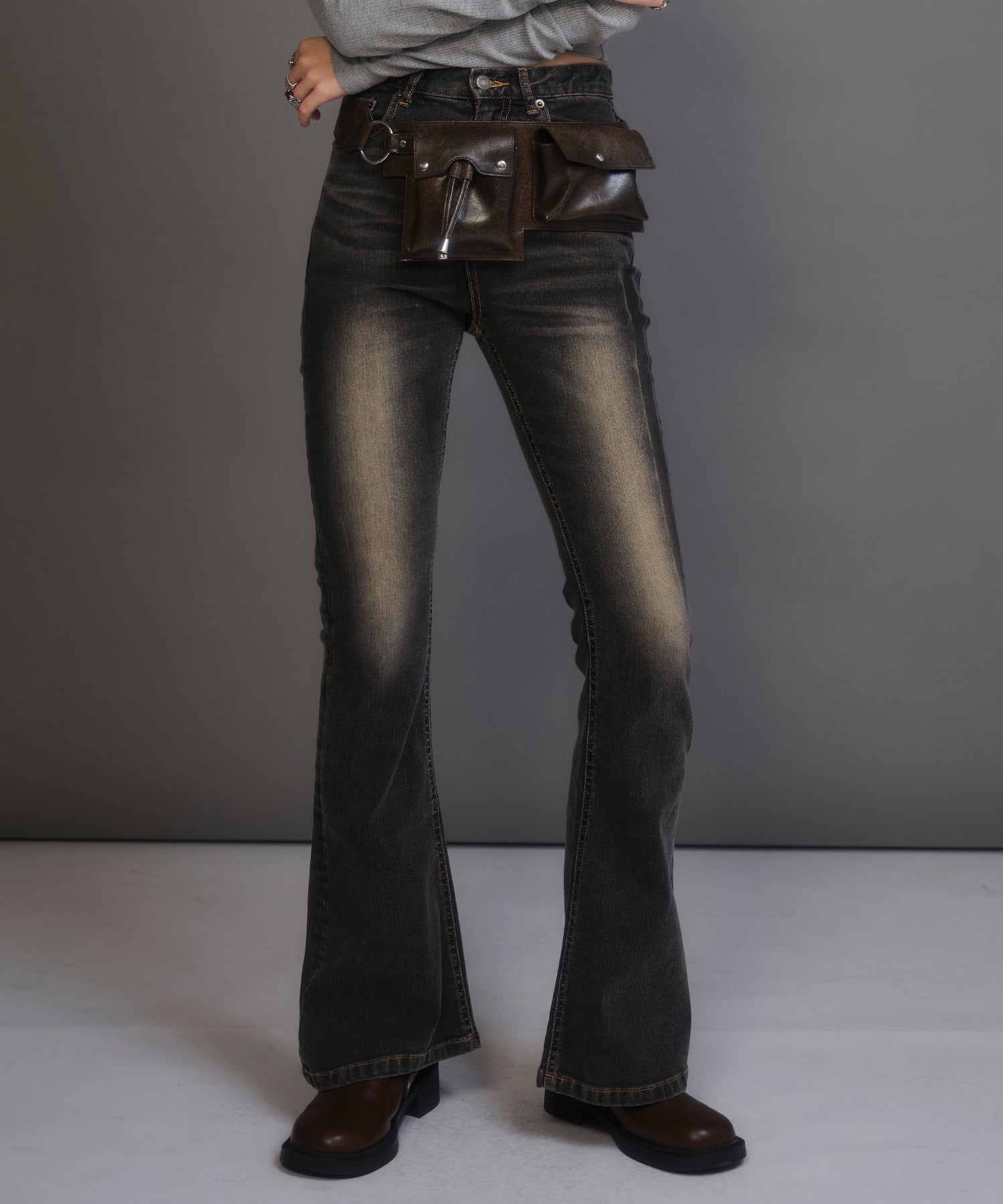 MODEL:170cm/COLOR:BLACK/SIZE:M