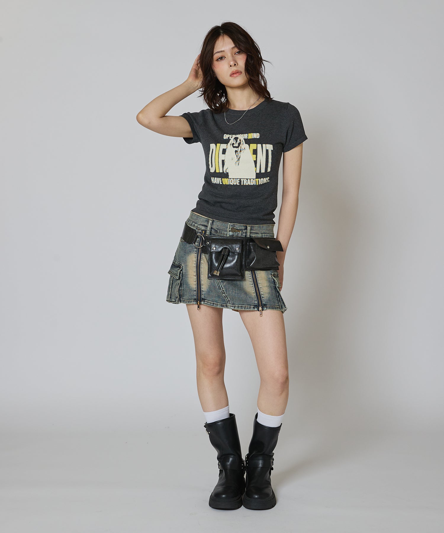 MODEL:163cm/COLOR:LIGHT BLUE/SIZE:M