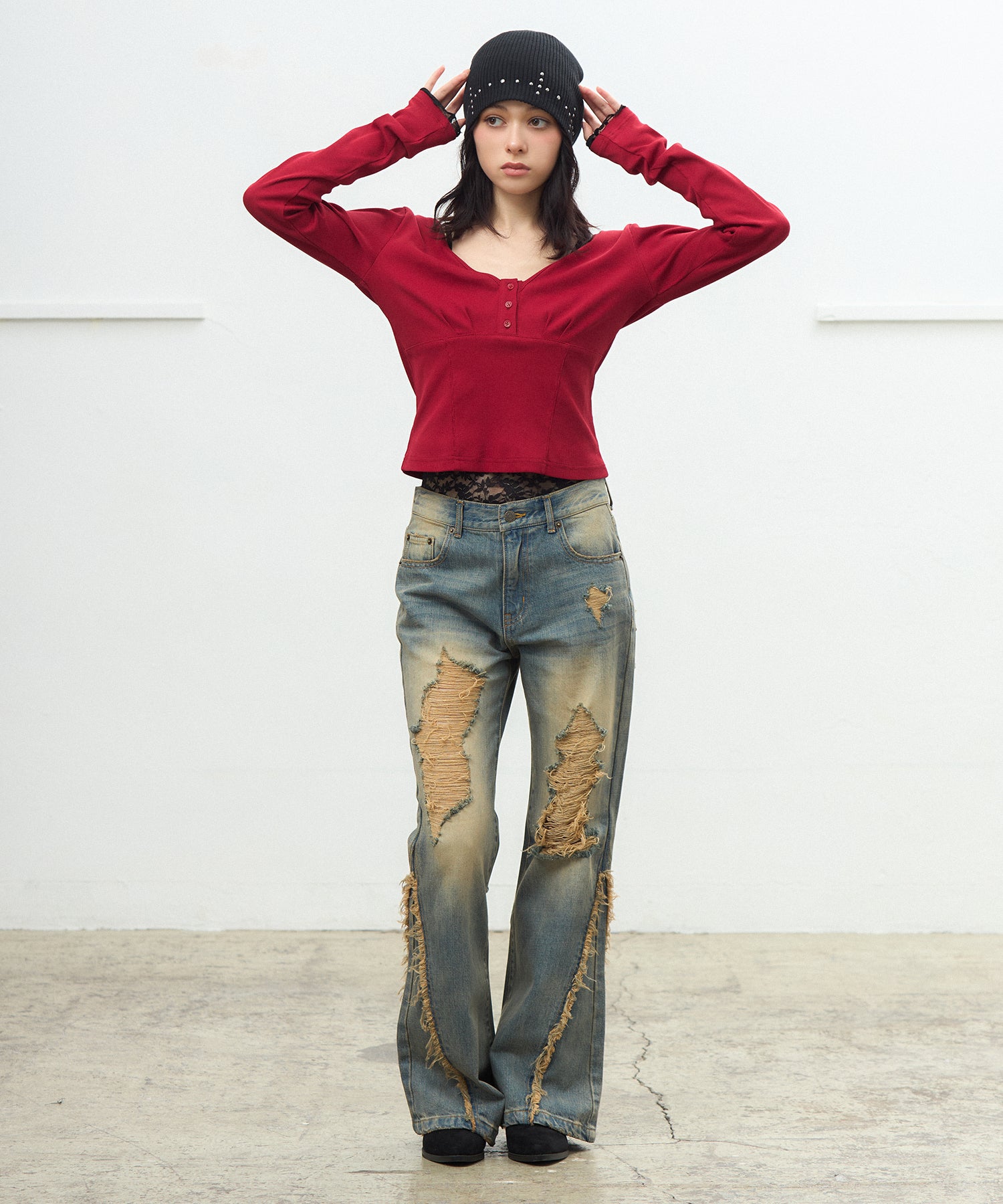 COLOR:BLACK/SIZE:F