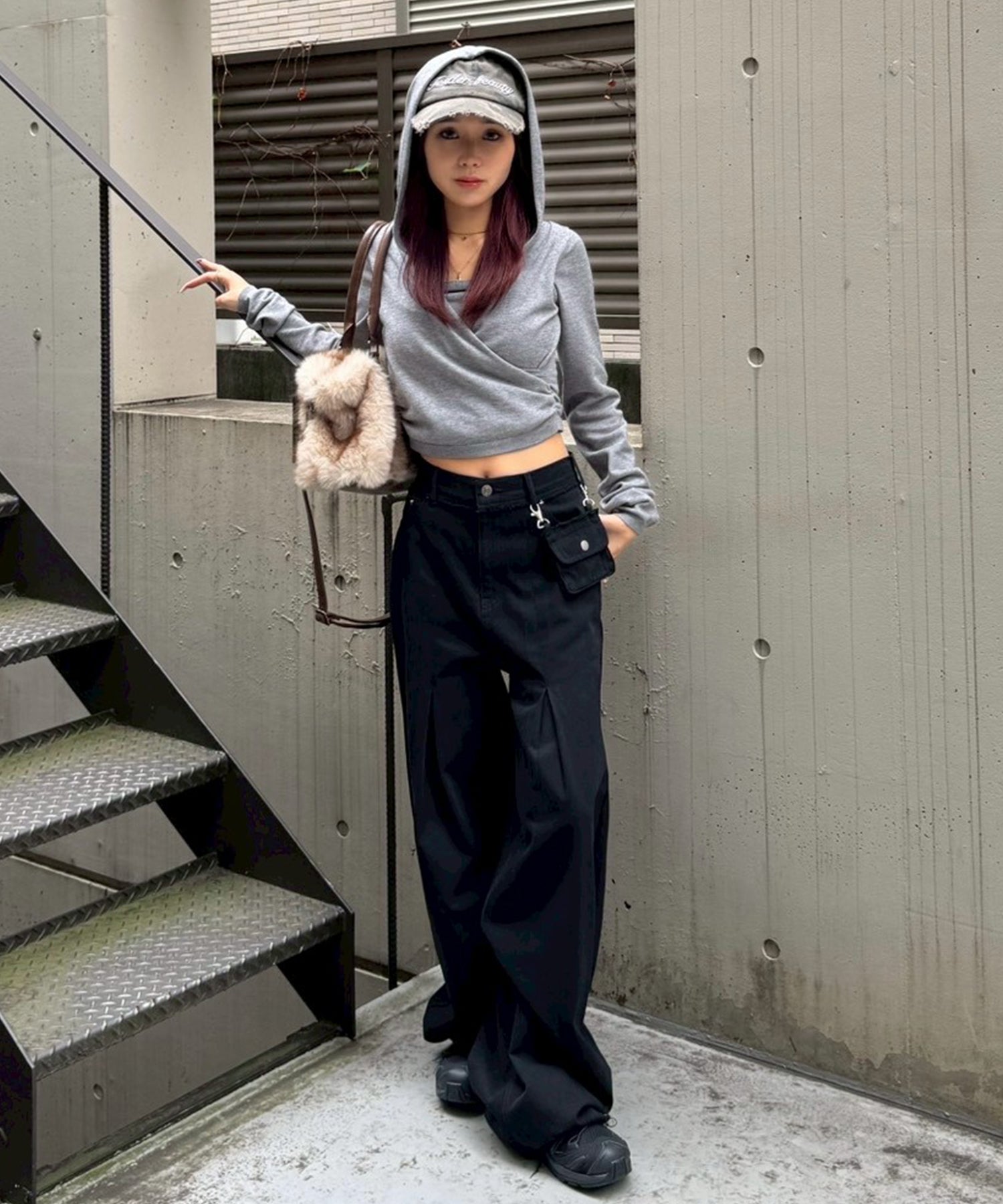 STAFF:155cm/COLOR:GRAY/SIZE:F