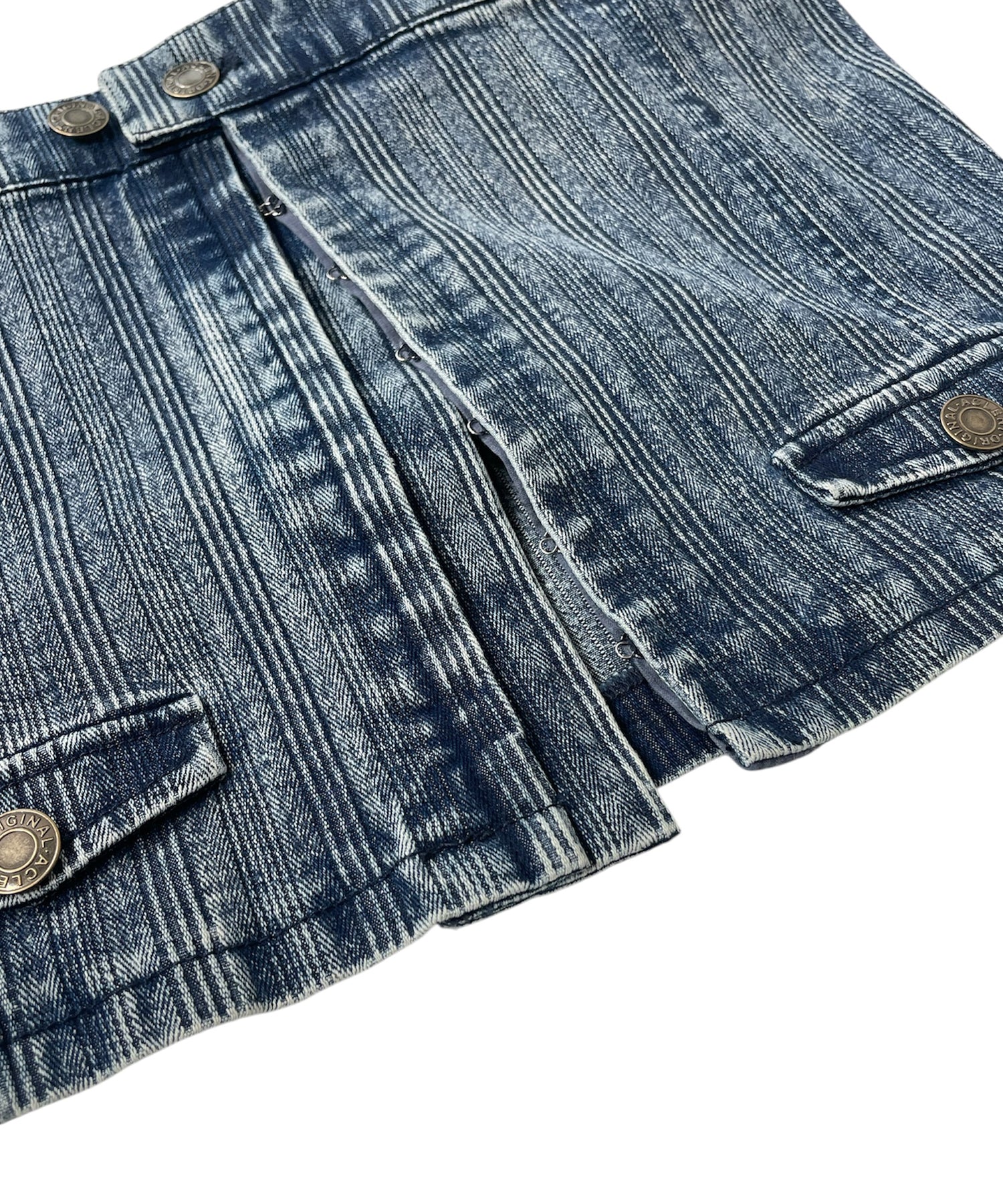 Compact stripe denim camisole