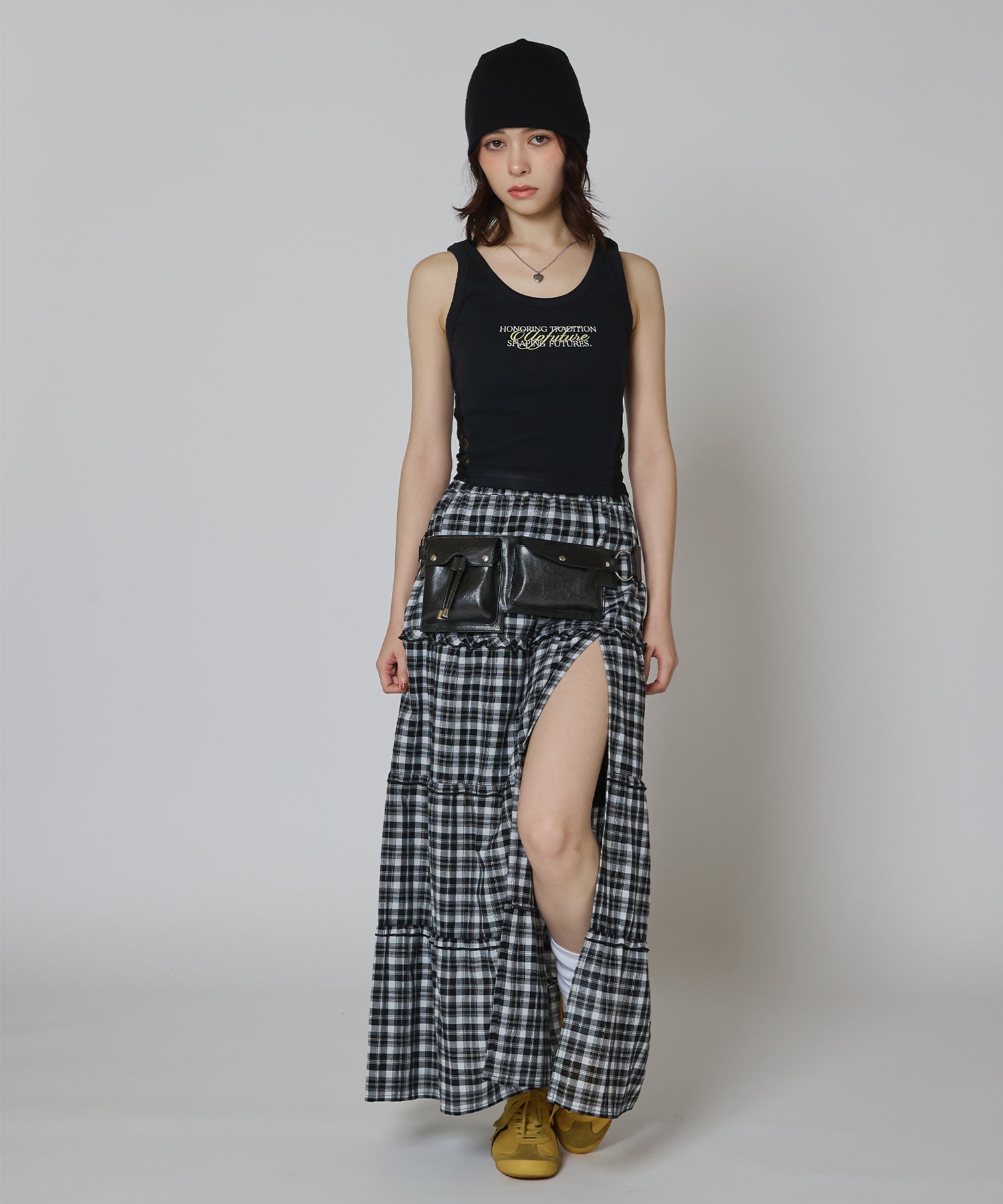 MODEL:163cm/COLOR:MIX①/SIZE:F