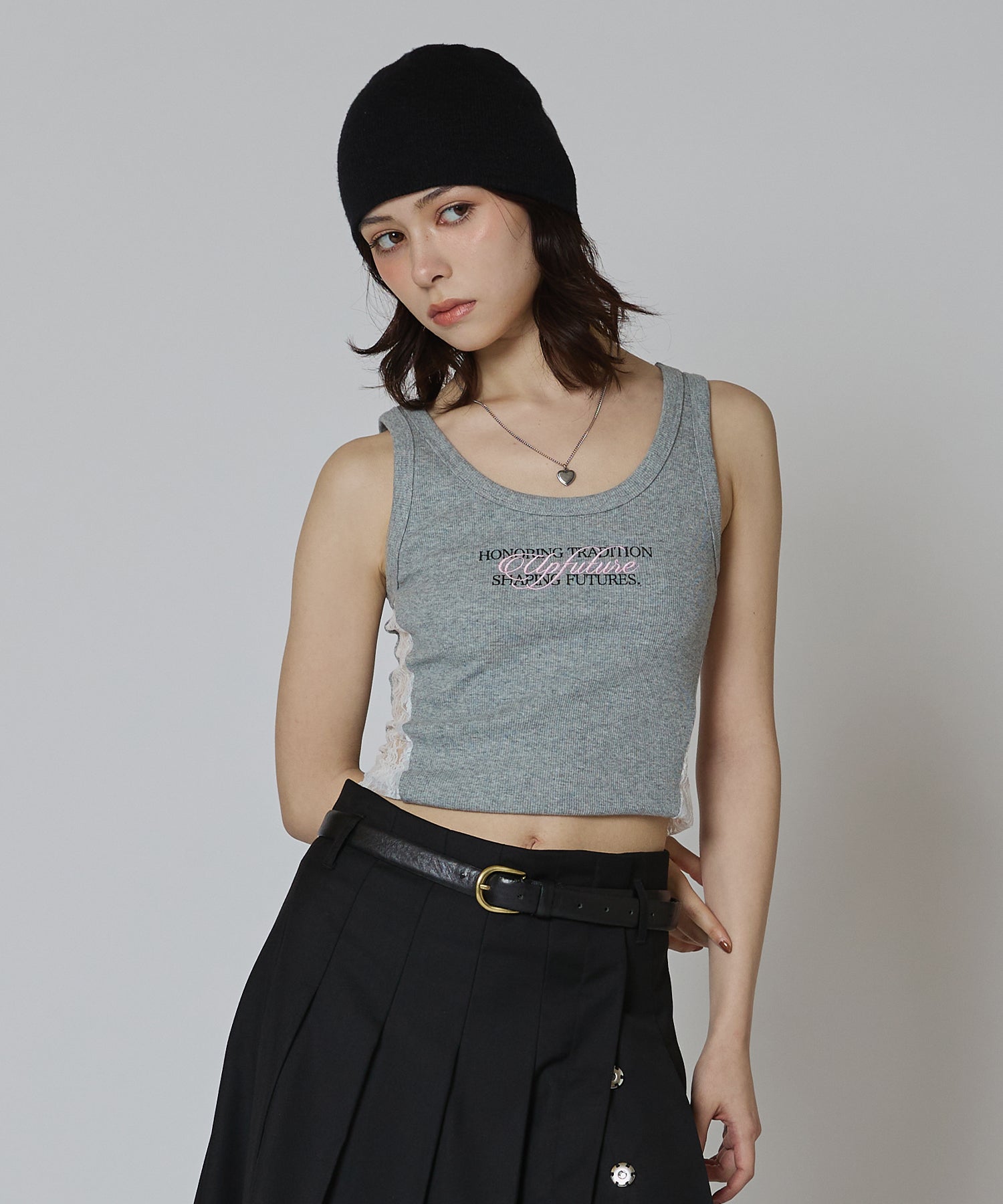 MODEL:163cm/COLOR:GRAY/SIZE:F