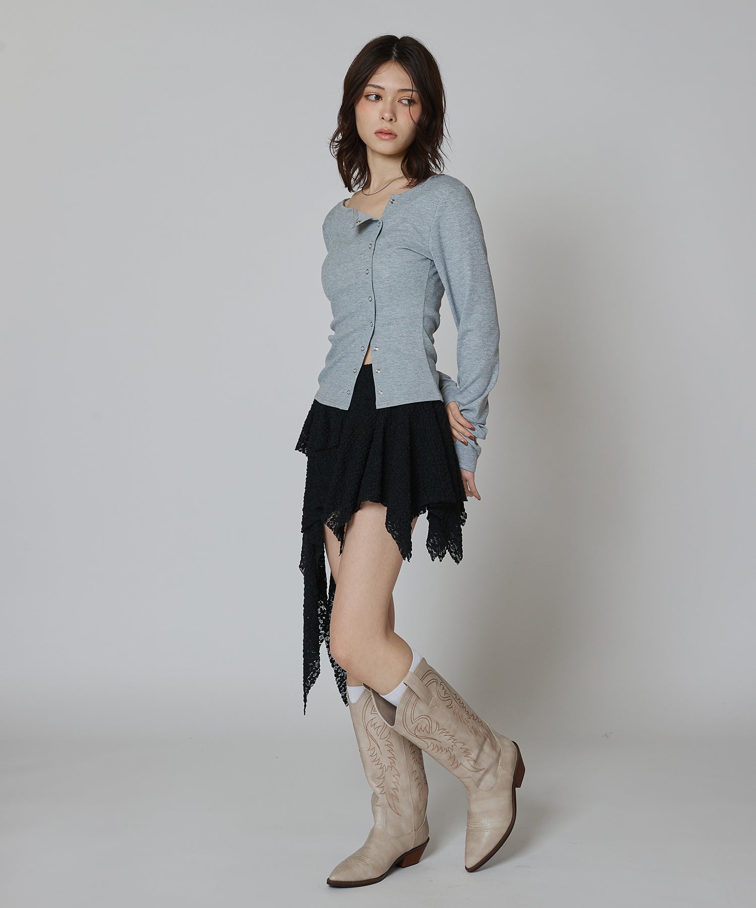 MODEL:163cm/COLOR:BLACK/SIZE:F