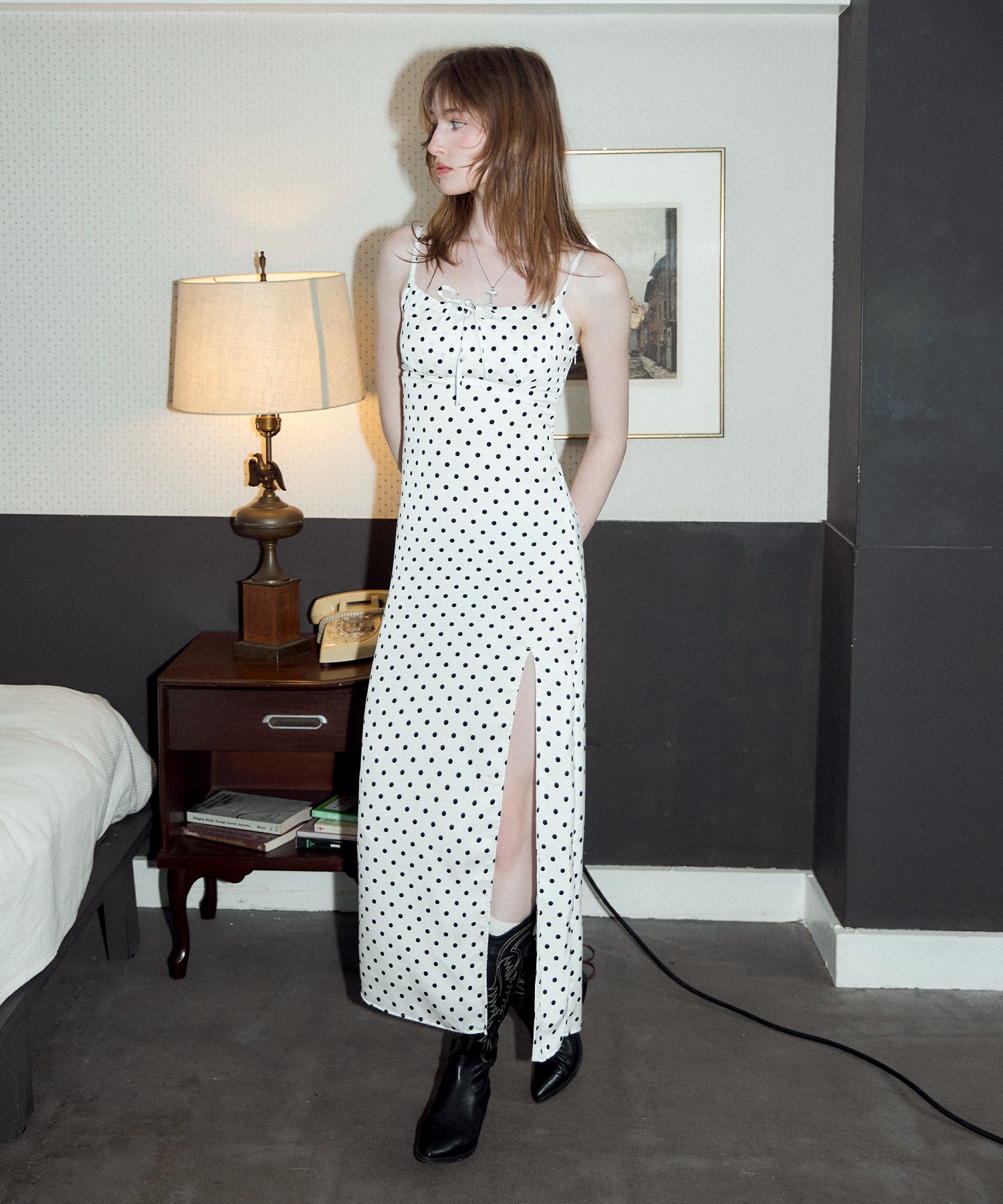 MODEL:174cm/COLOR:WHITE/SIZE:モデルサイズ着用【着丈125cm-133cm】