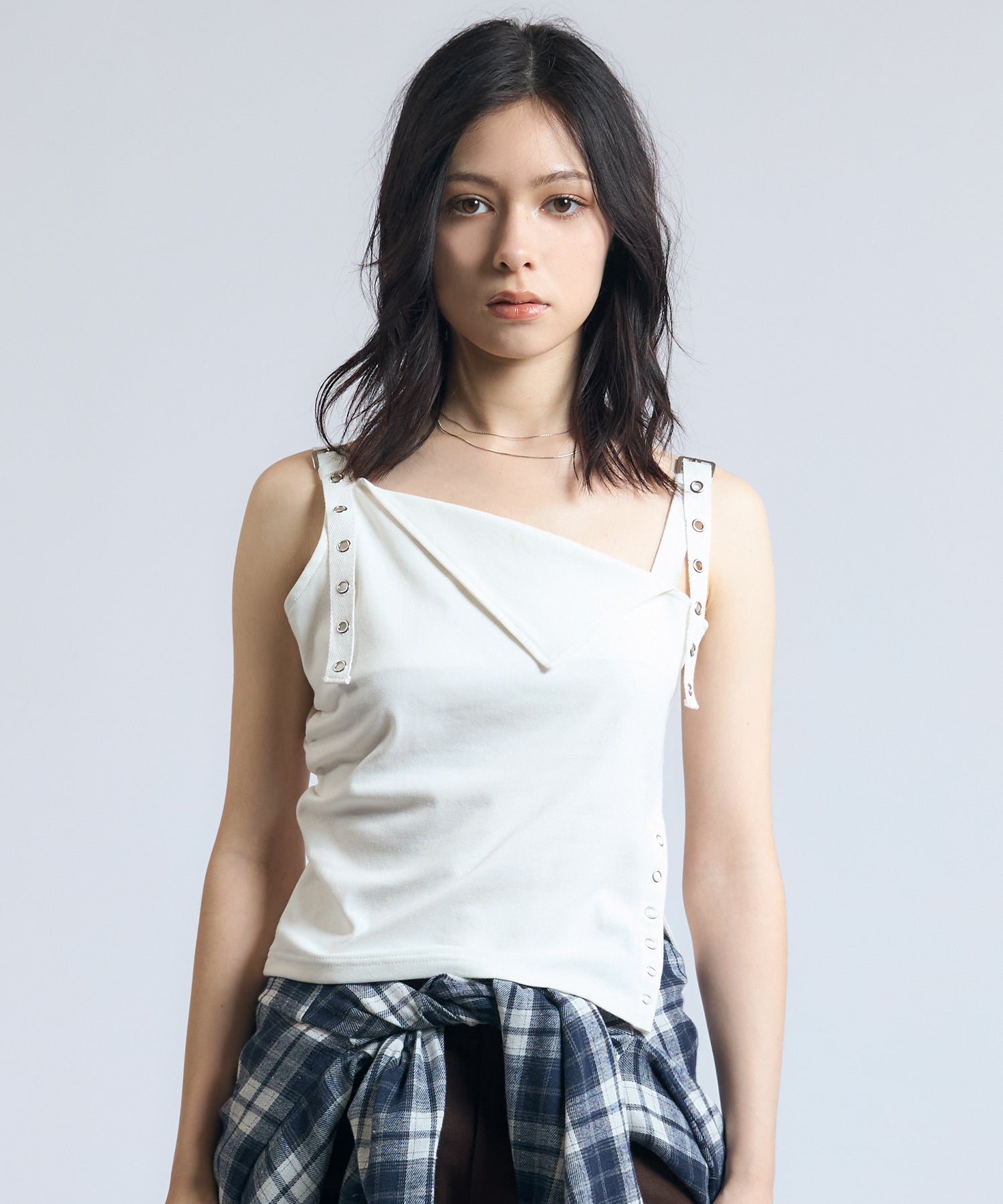 MODEL:163cm/COLOR:WHITE/SIZE:F