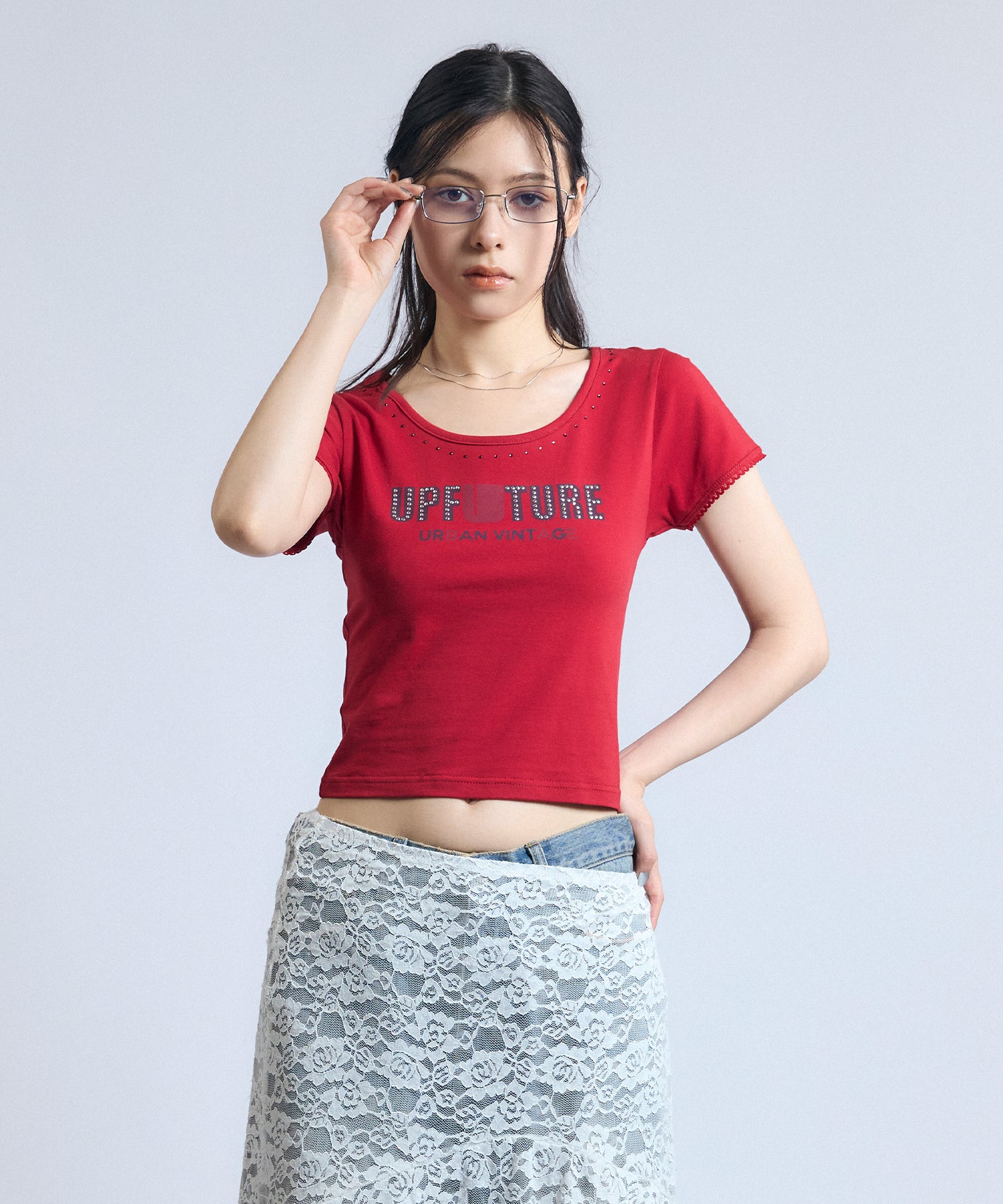 MODEL:163cm/COLOR:RED/SIZE:F