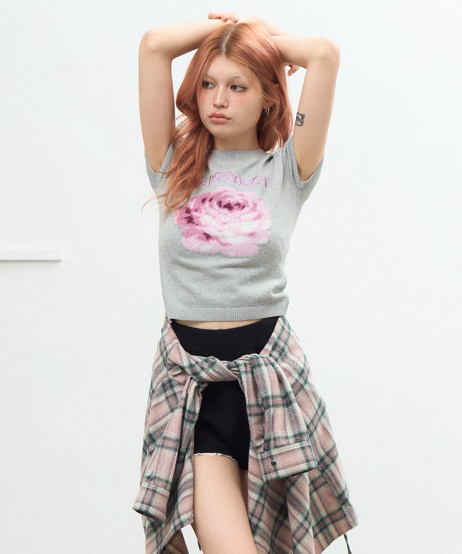 MODEL:170cm/COLOR:GRAY/SIZE:F