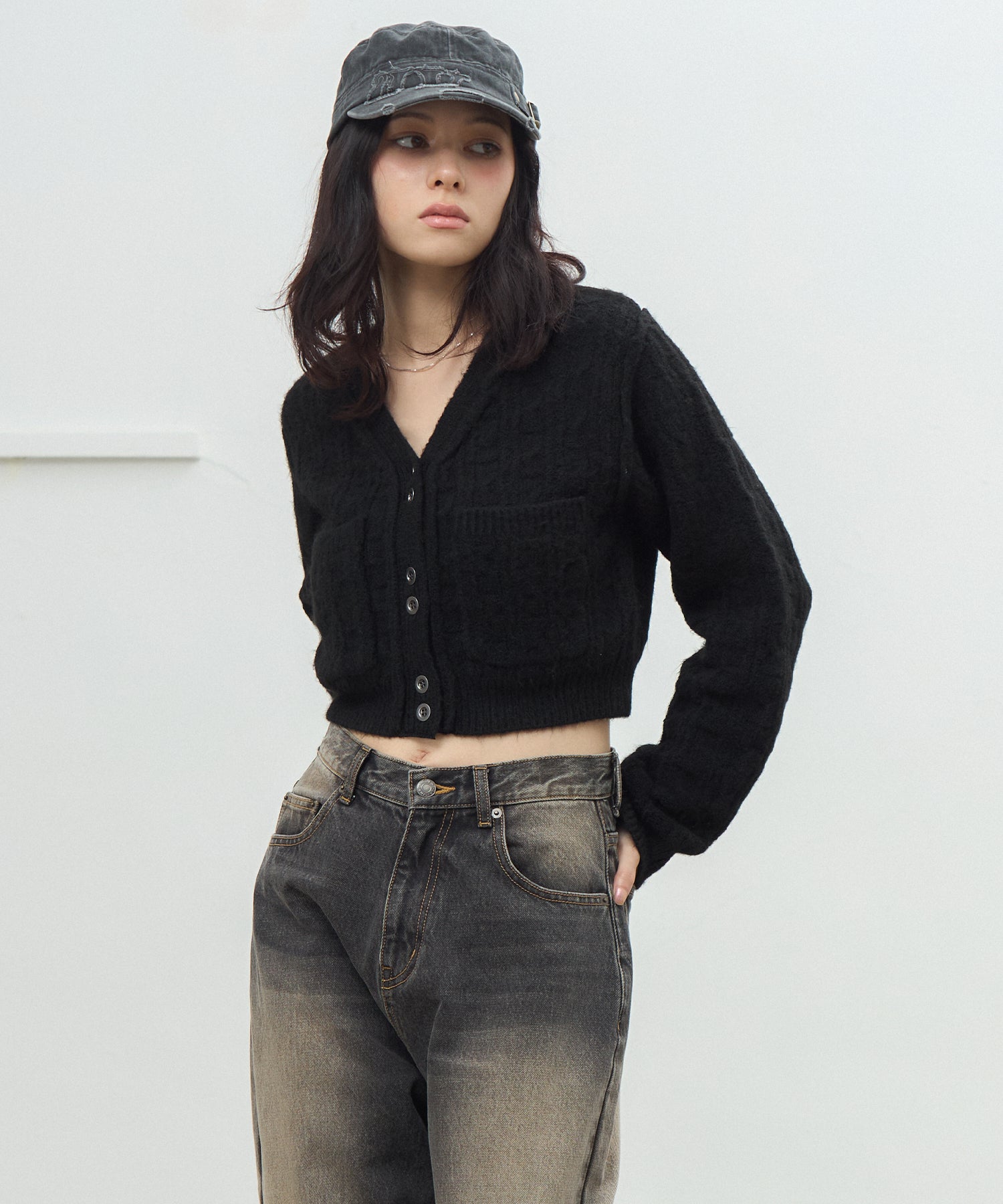 MODEL:163cm/COLOR:BLACK/SIZE:F